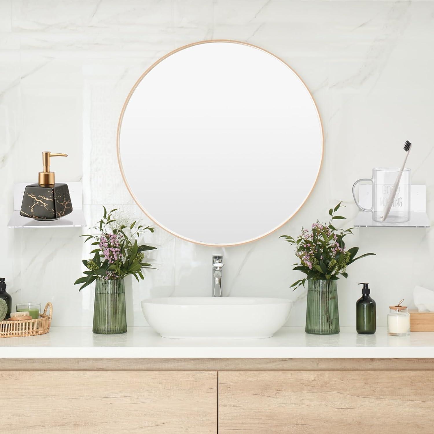 Estantes Flotantes de Acrílico Wenqik 15x15 cm - 6 Piezas