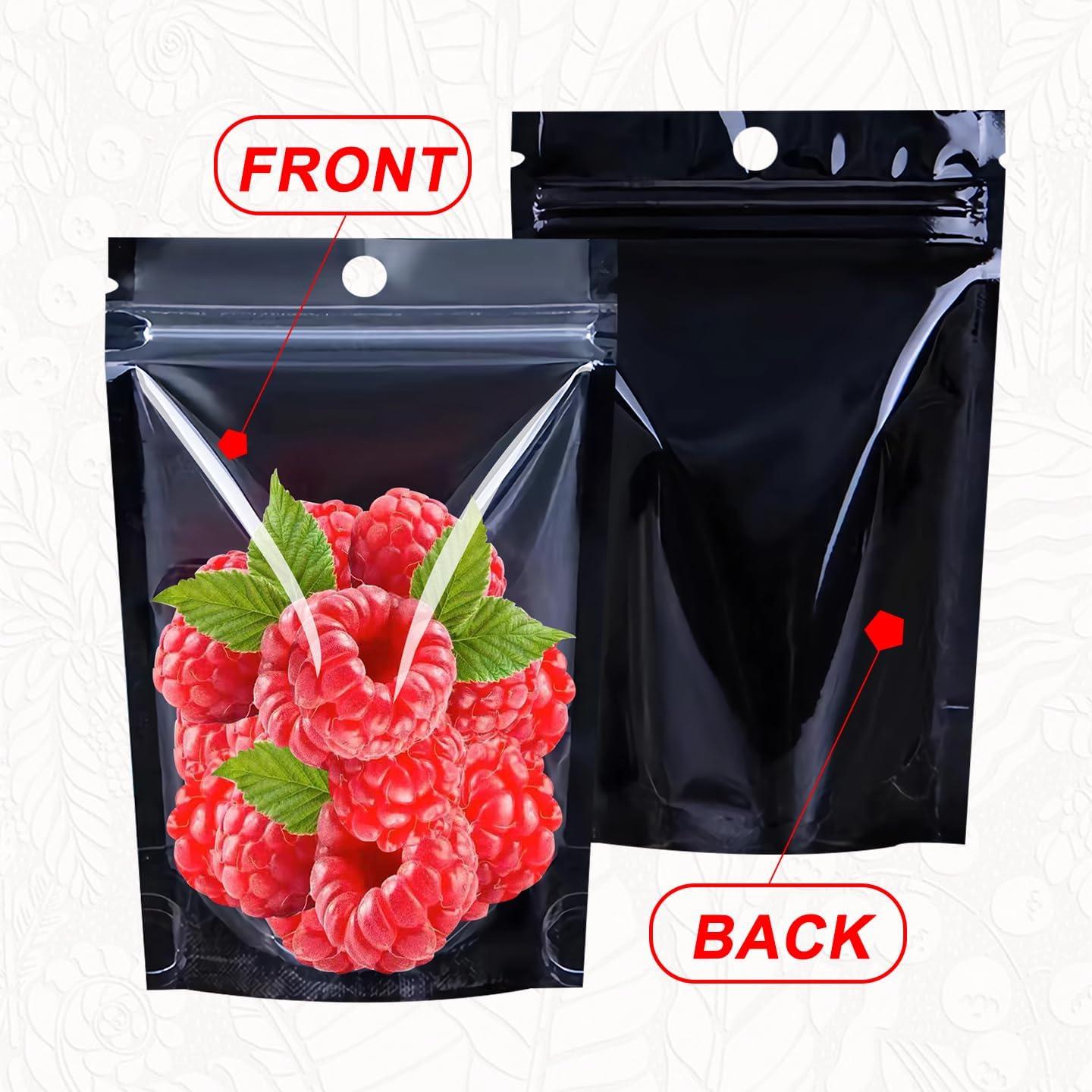 100 Bolsas Mylar Reutilizables 4x6 cm HINICEKIT a Prueba de Olores