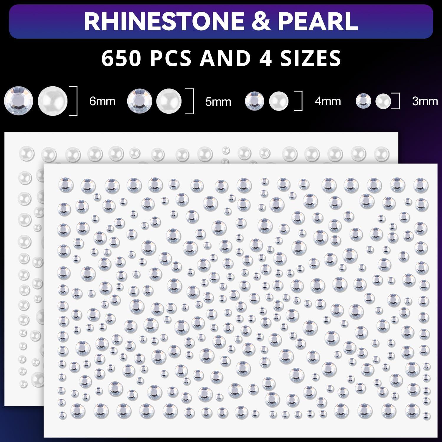 Juego de Gemas Faciales y Brillo Grueso BLLEBOOST 1550 Pcs