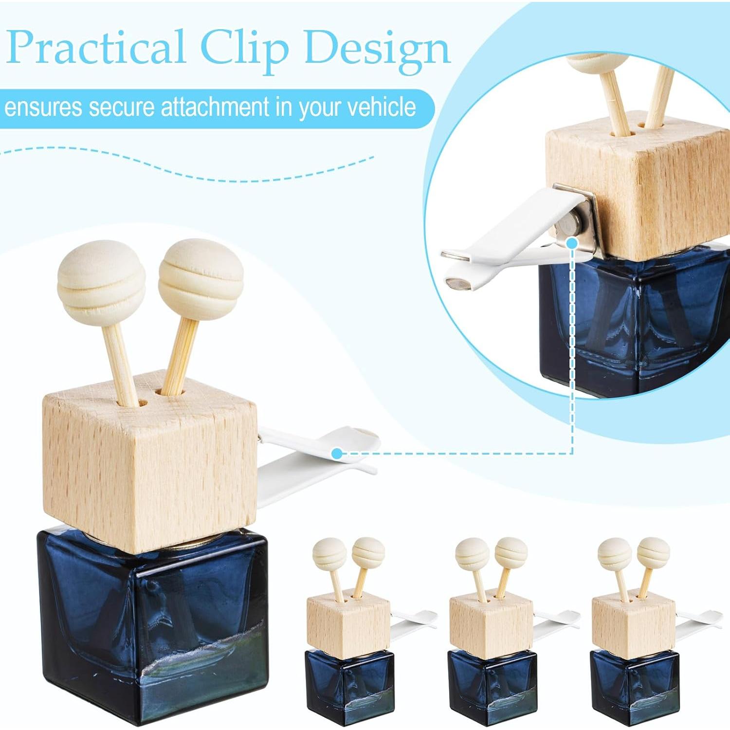 100 Botellas Difusor de Aceite Esencial Zubebe para Auto