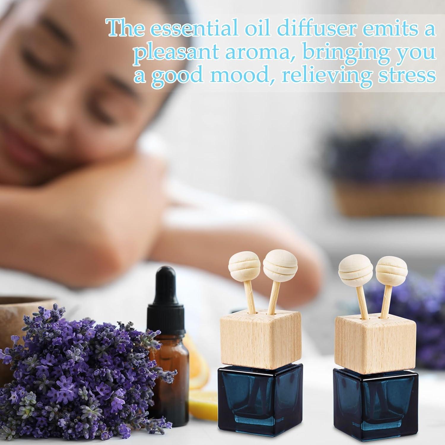 100 Botellas Difusor de Aceite Esencial Zubebe para Auto