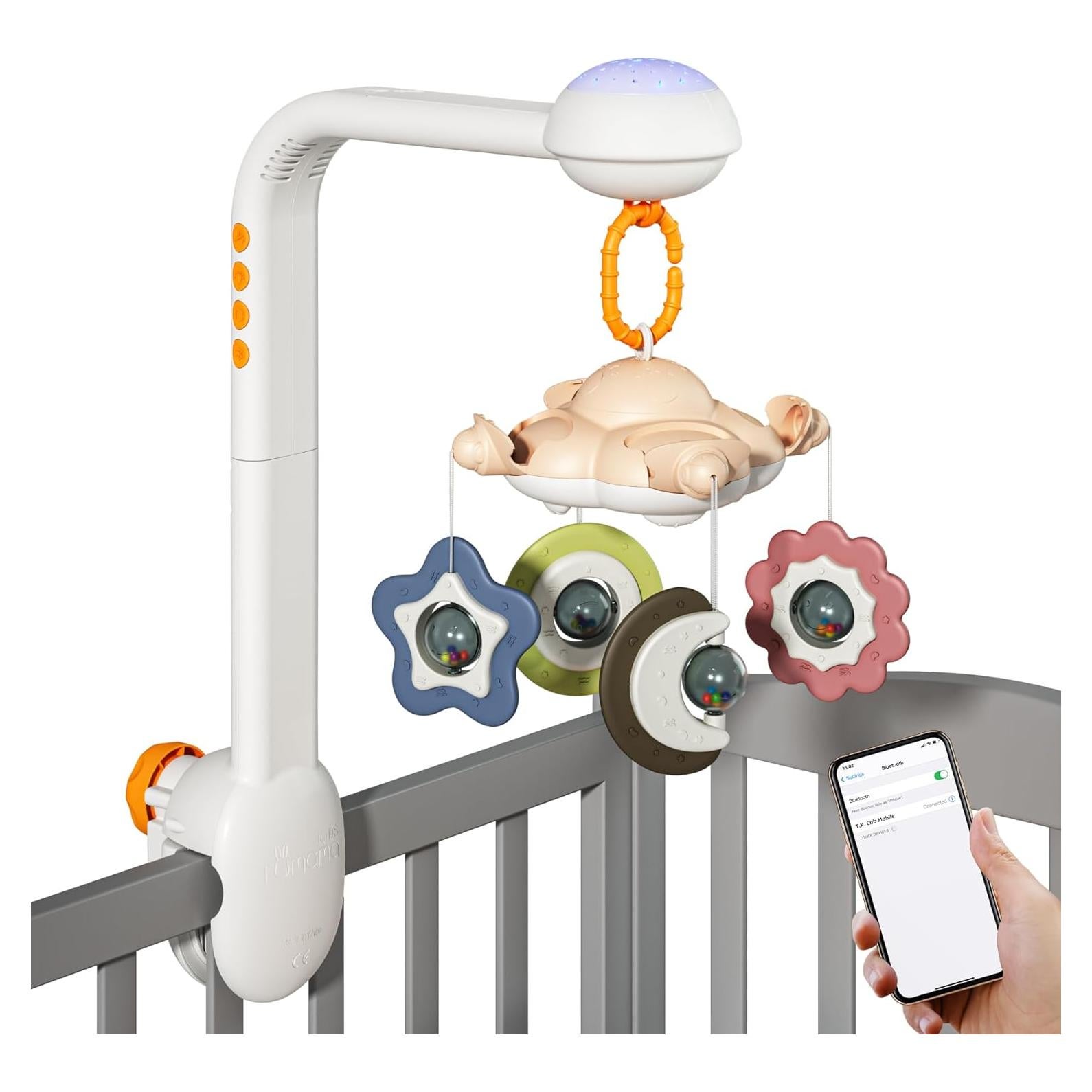 Móvil de Cuna Tumama con Proyector y Música para Bebés