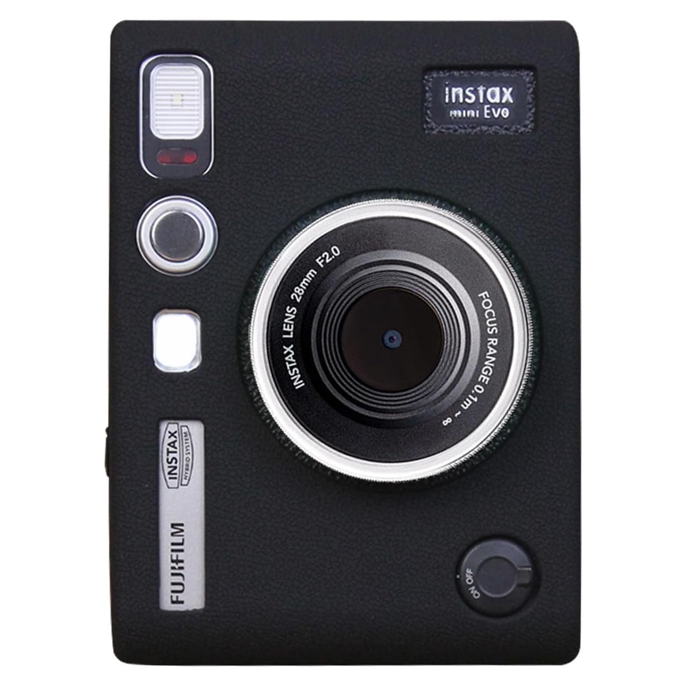 Funda Protectora de Silicona para Cámara Fujifilm Instax Mini EVO - Negro