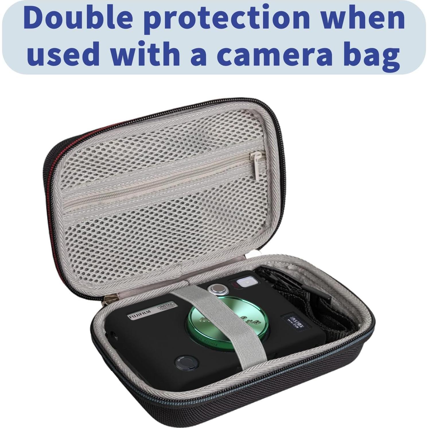 Funda Protectora de Silicona para Cámara Fujifilm Instax Mini EVO - Negro