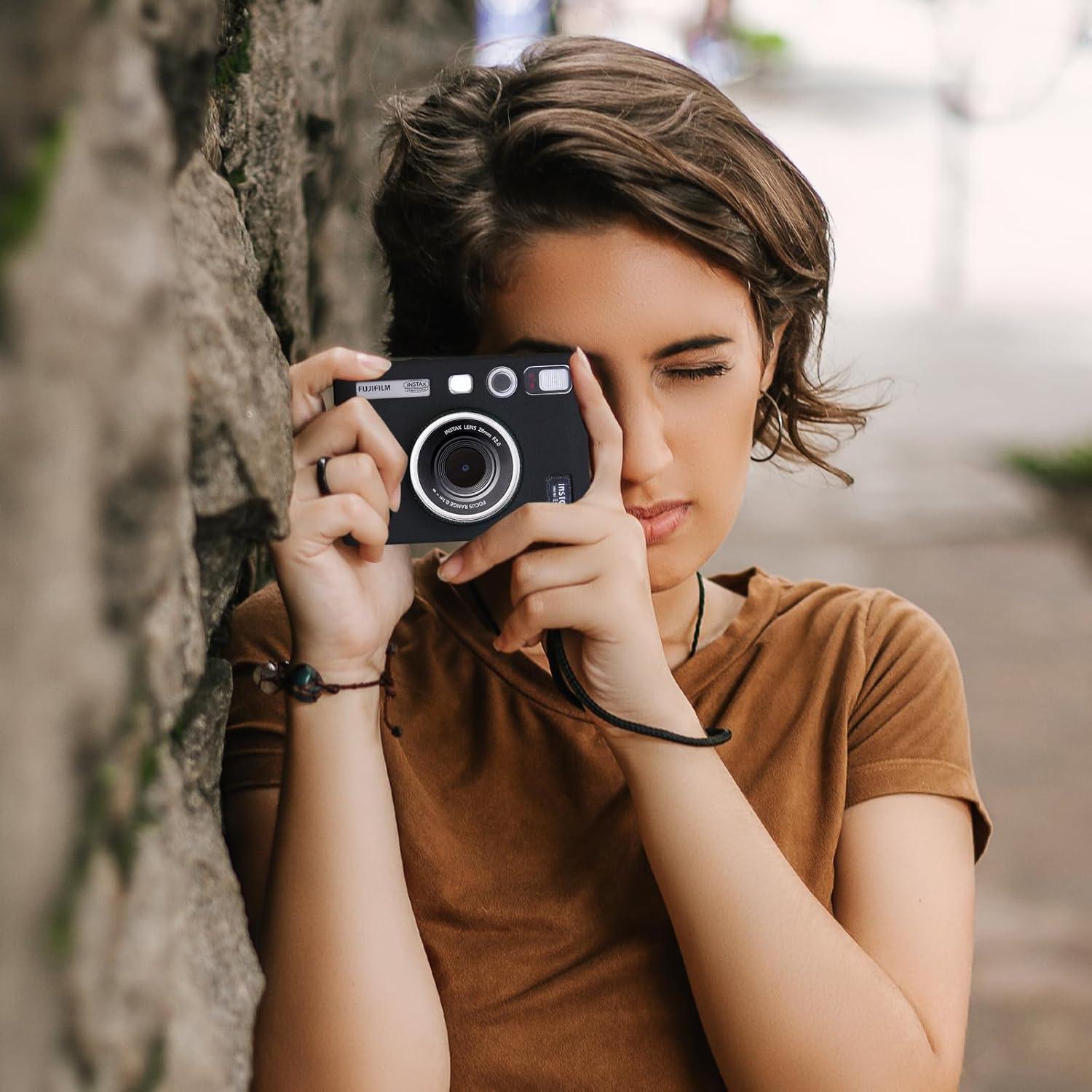 Funda Protectora de Silicona para Cámara Fujifilm Instax Mini EVO - Negro