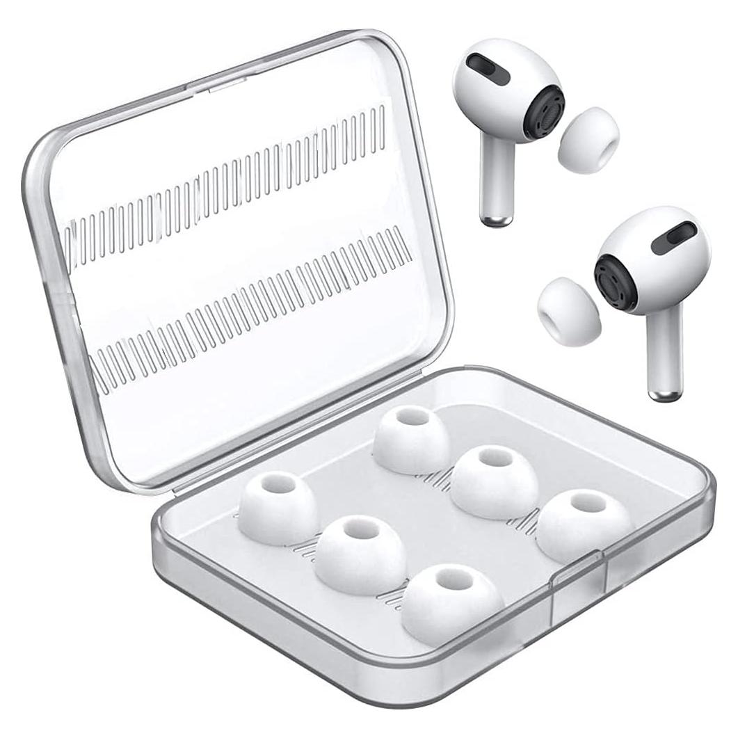 Puntas de Silicona para AirPods Pro MEEAJA - 3 Pares S/M/L