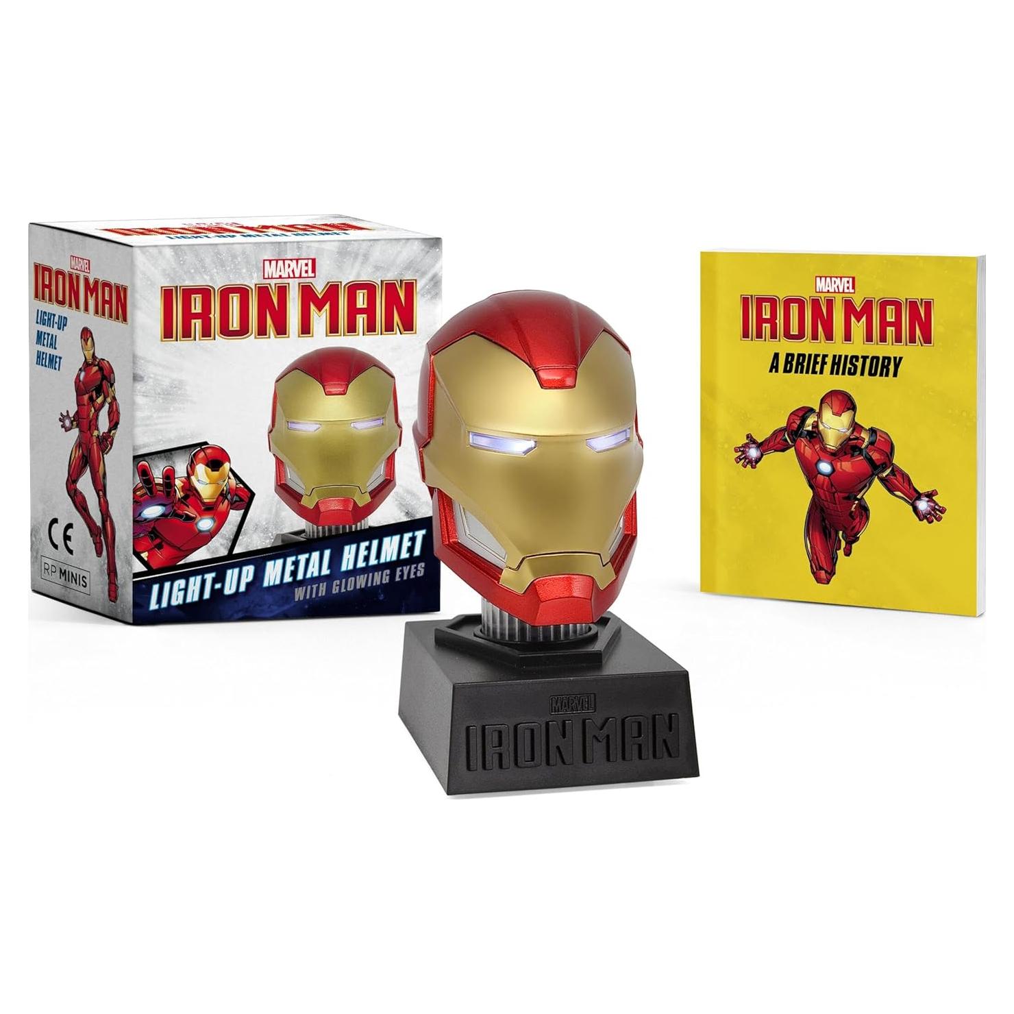 Marvel: Iron Man Light-Up Metal Helmet: With Glowing Eyes (RP Minis)