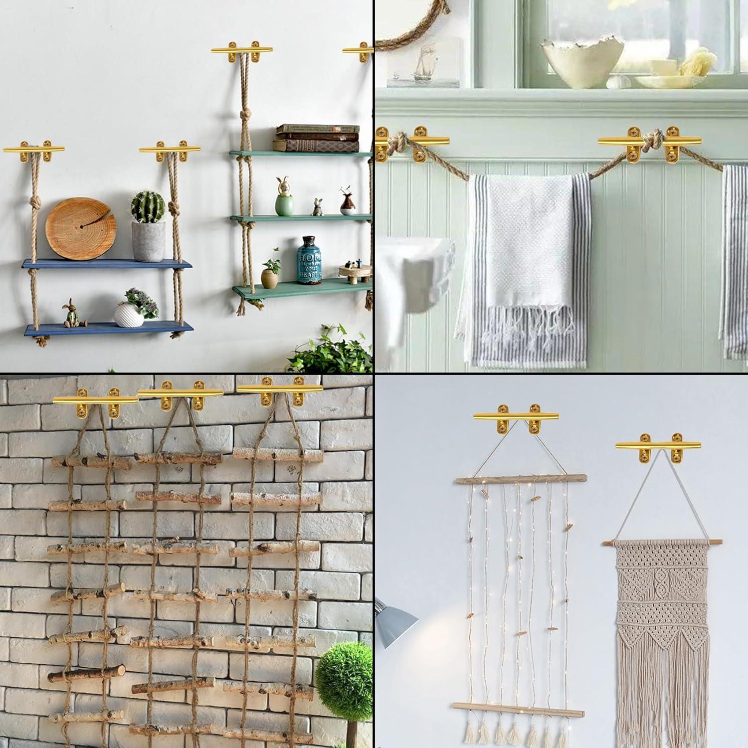 Cleats de Barco 6" Acero Inoxidable 316 ORLANG - 4 Piezas