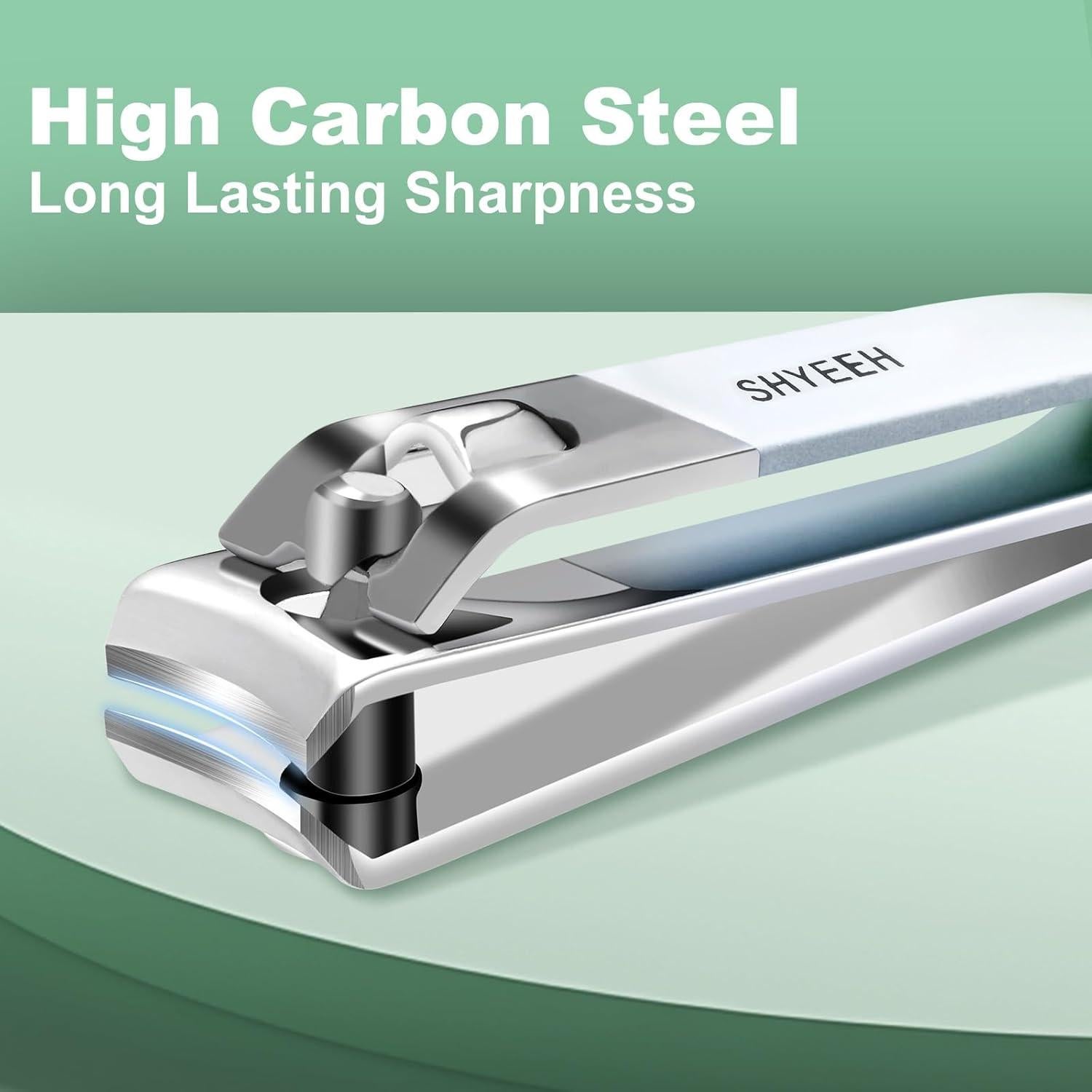 Kit de Manicura y Pedicura 10 Piezas SYHEEH con Funda de Cuero