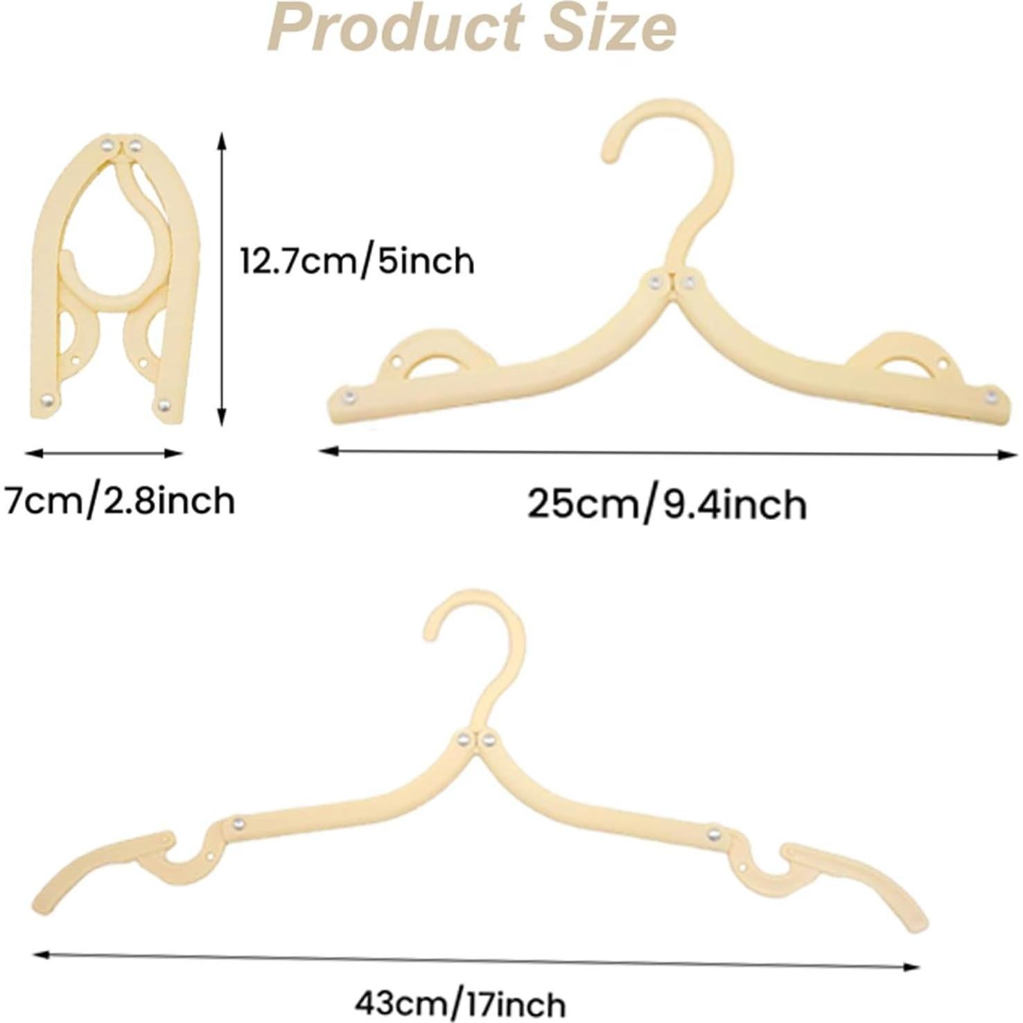 12 Perchas Plegables LIFTATAPA para Viaje y Dormitorio - Antideslizantes