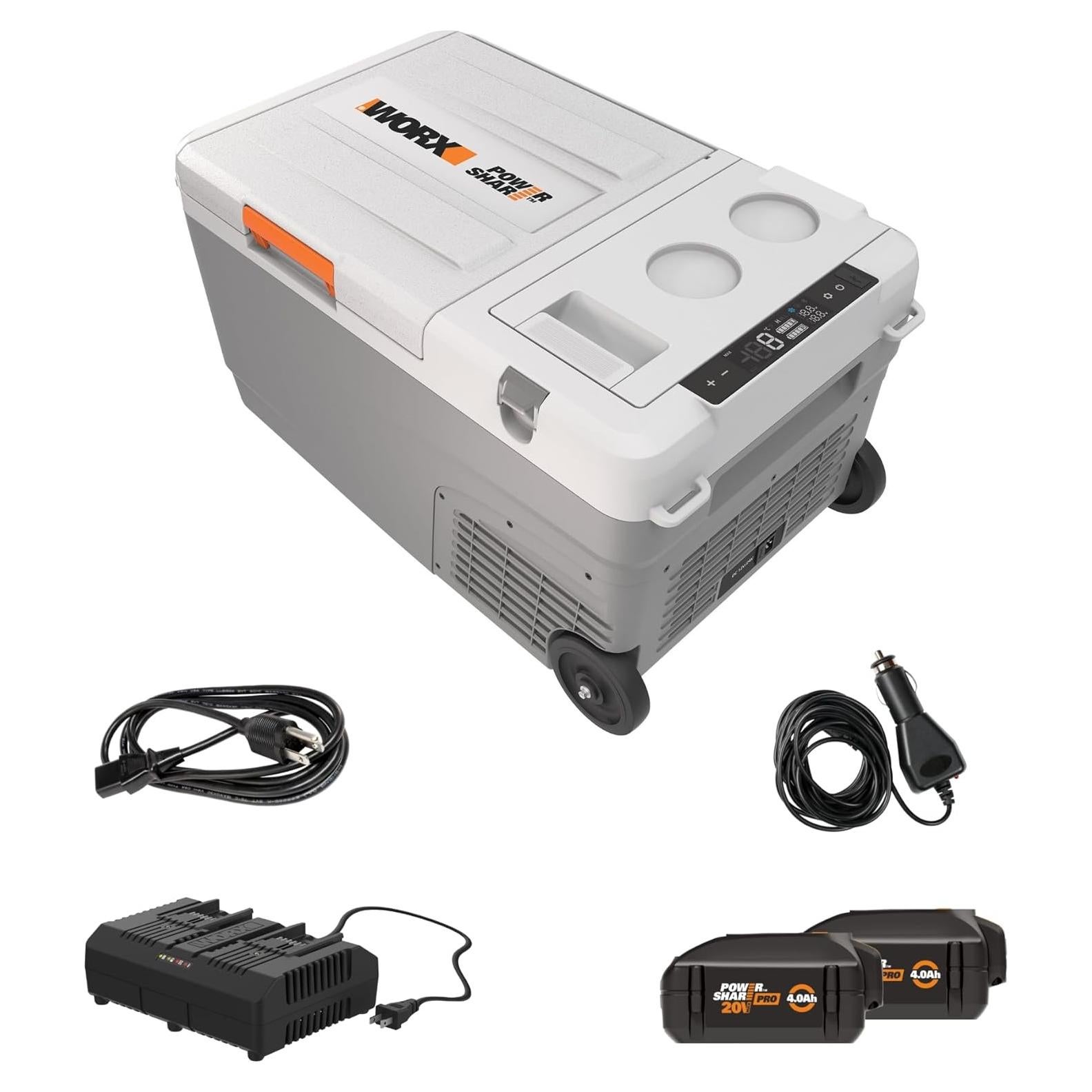 Enfriador Eléctrico Portátil WORX WX876L 24 Qt Batería 20V