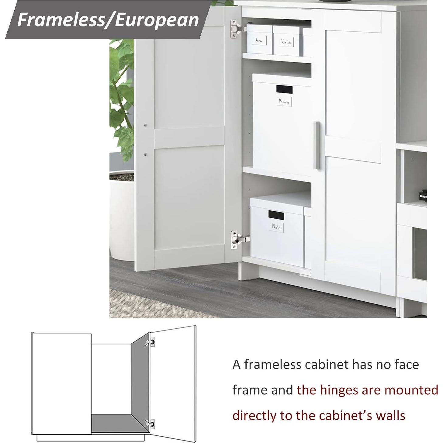 Bisagra Oculta Probrico CHR093 Cierre Suave 105 Grados 1 Par