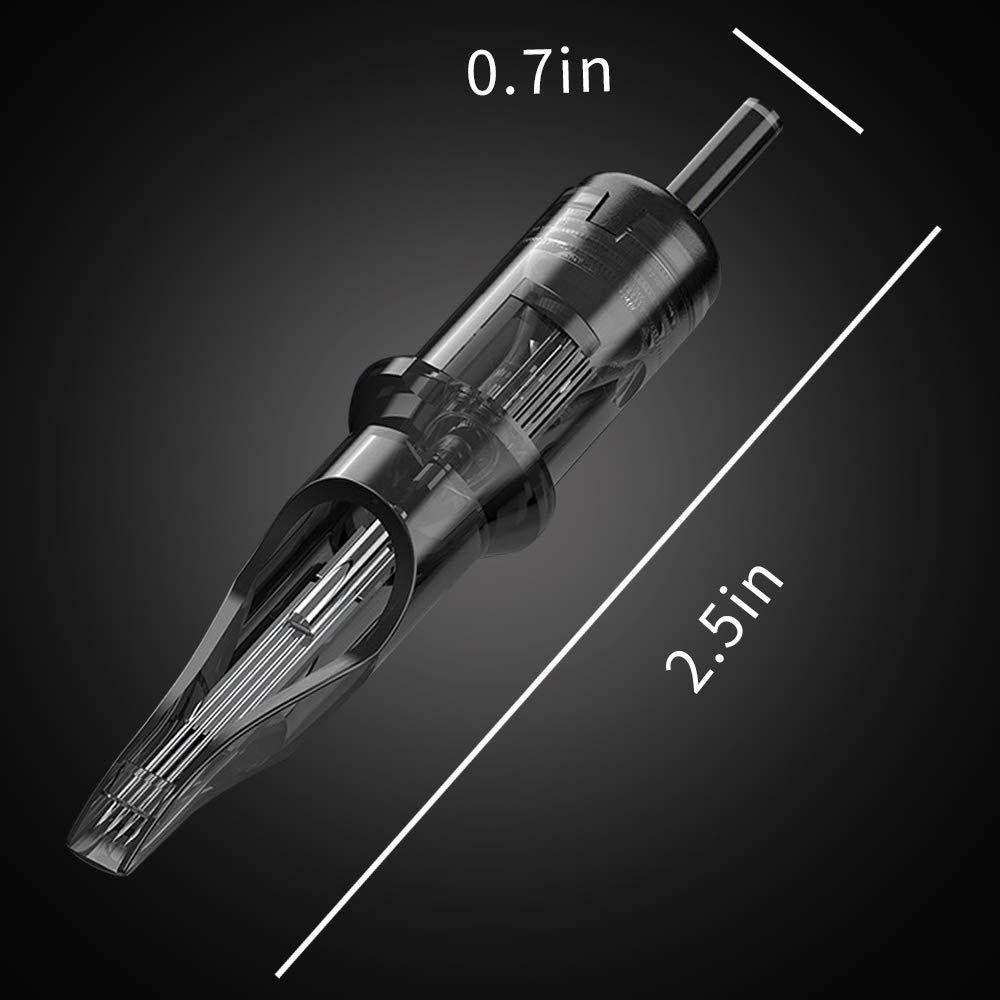 Agujas de Cartucho para Tatuaje Romlon - 20 Piezas Estériles 9RM