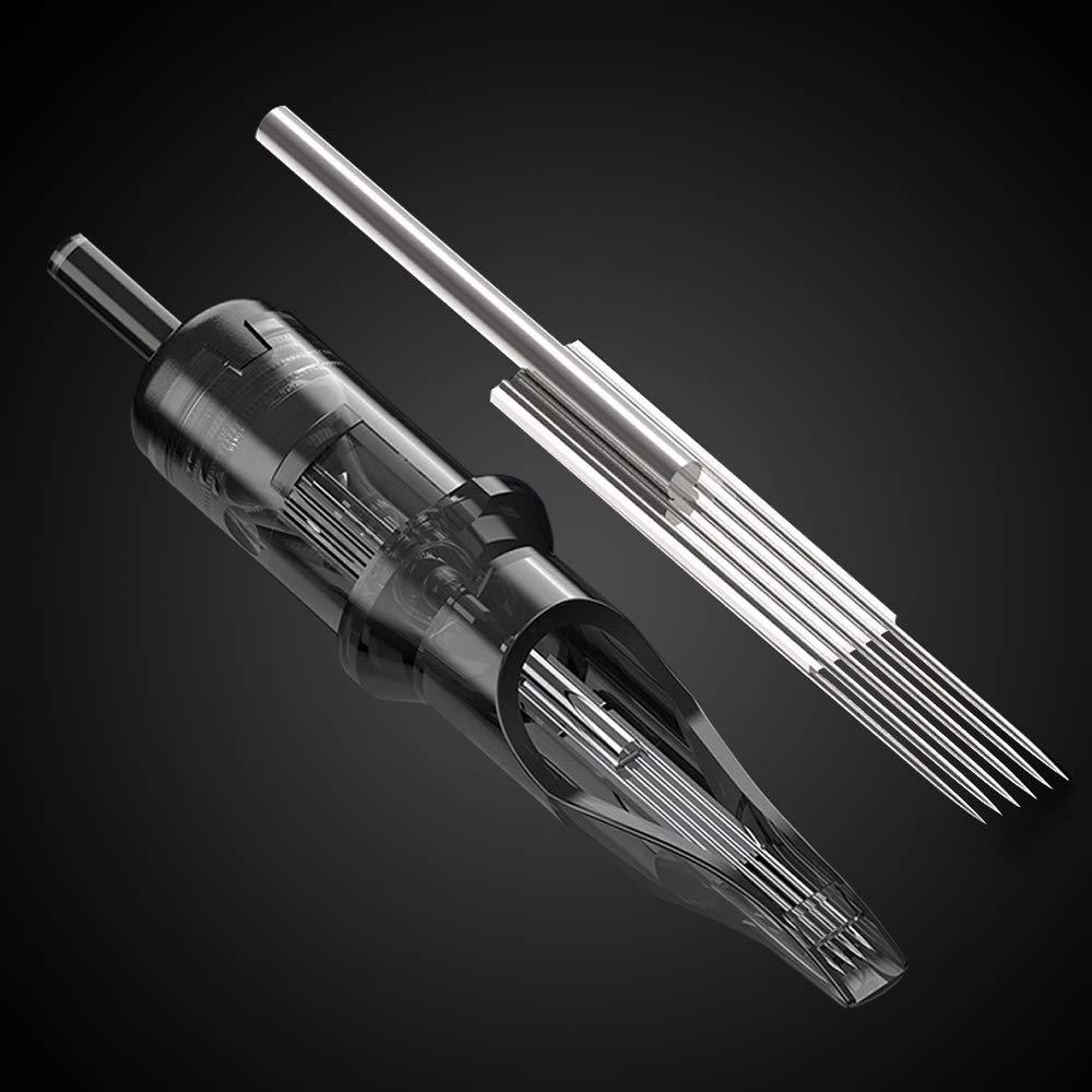 Agujas de Cartucho para Tatuaje Romlon - 20 Piezas Estériles 9RM
