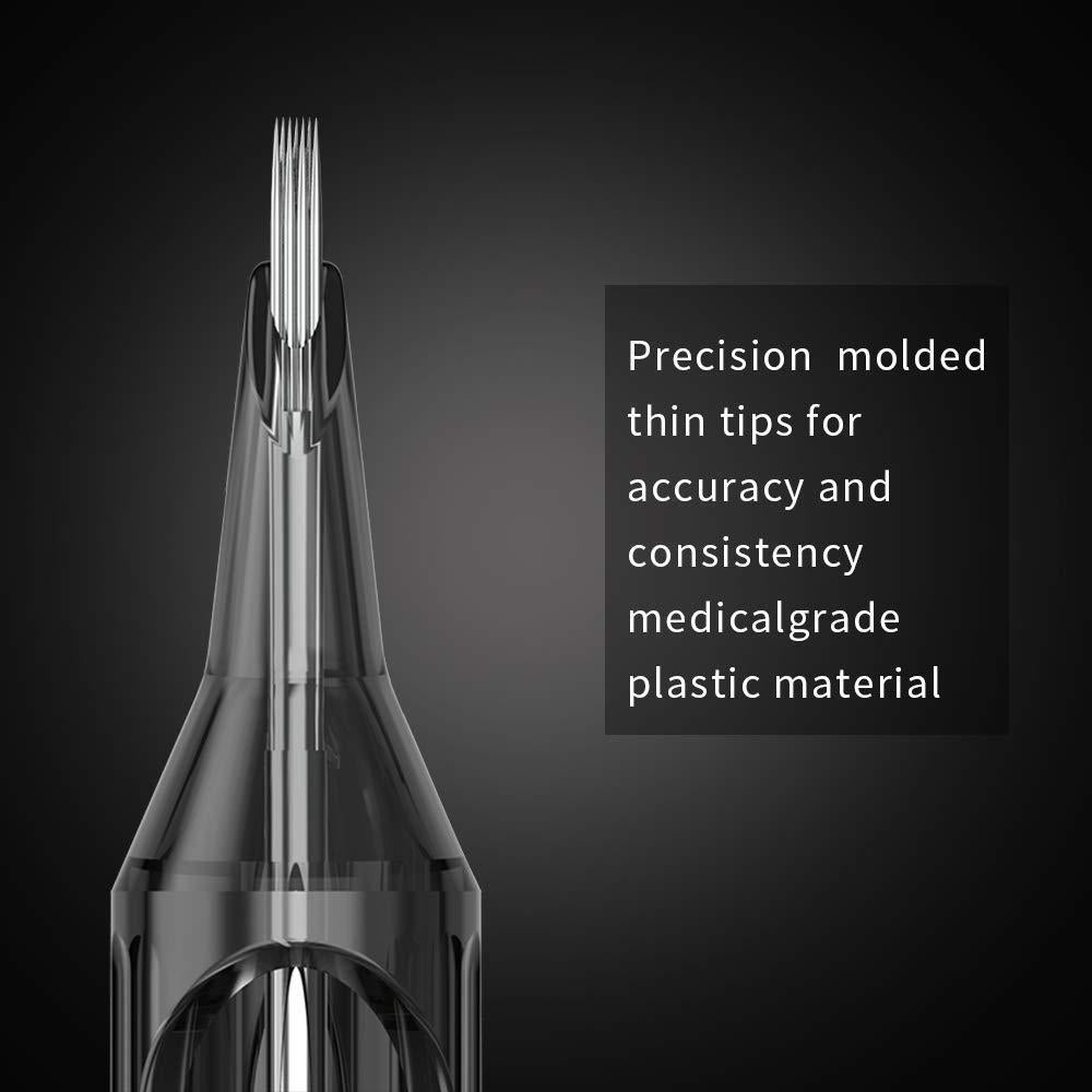 Agujas de Cartucho para Tatuaje Romlon - 20 Piezas Estériles 9RM