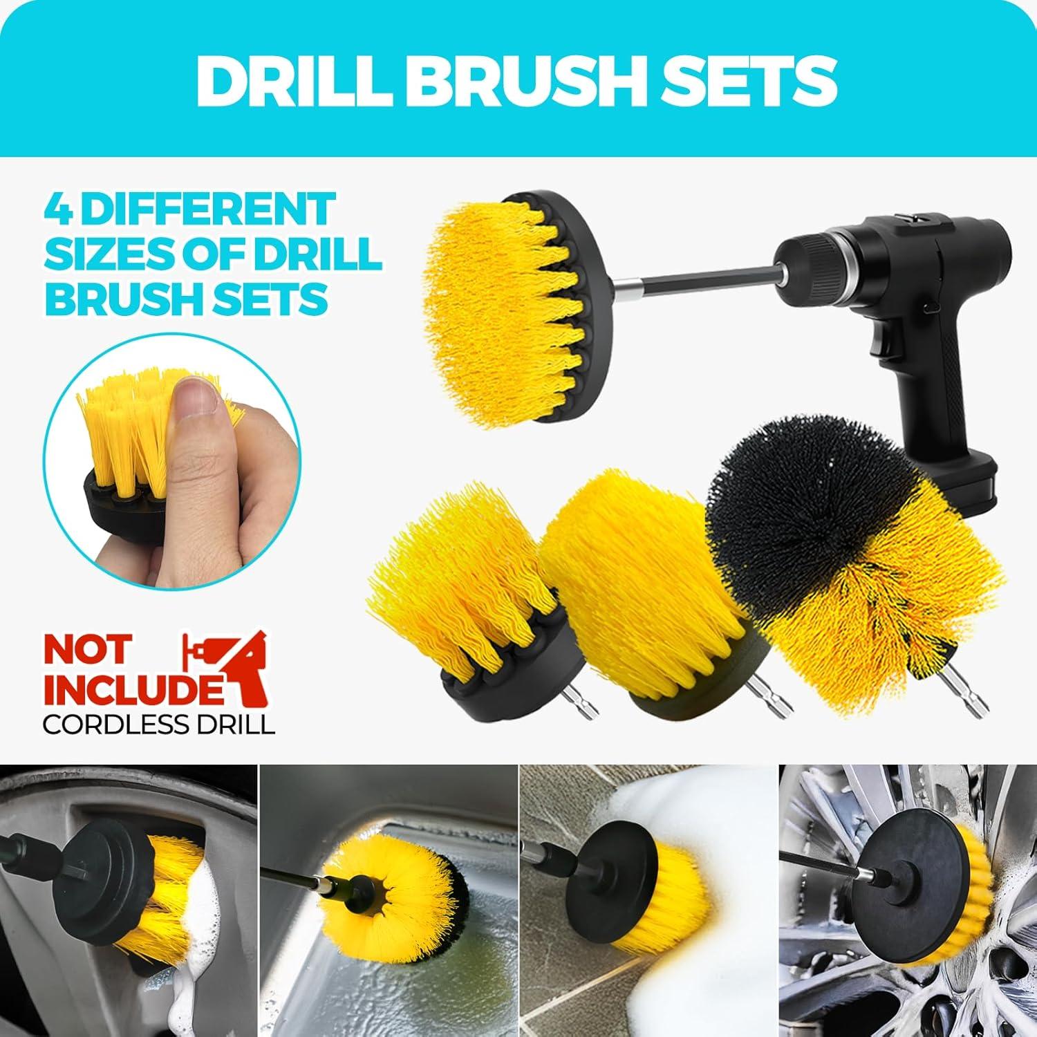 Kit de Detalle de Coche 30 Piezas ALFLOD - Limpieza Interior y Exterior