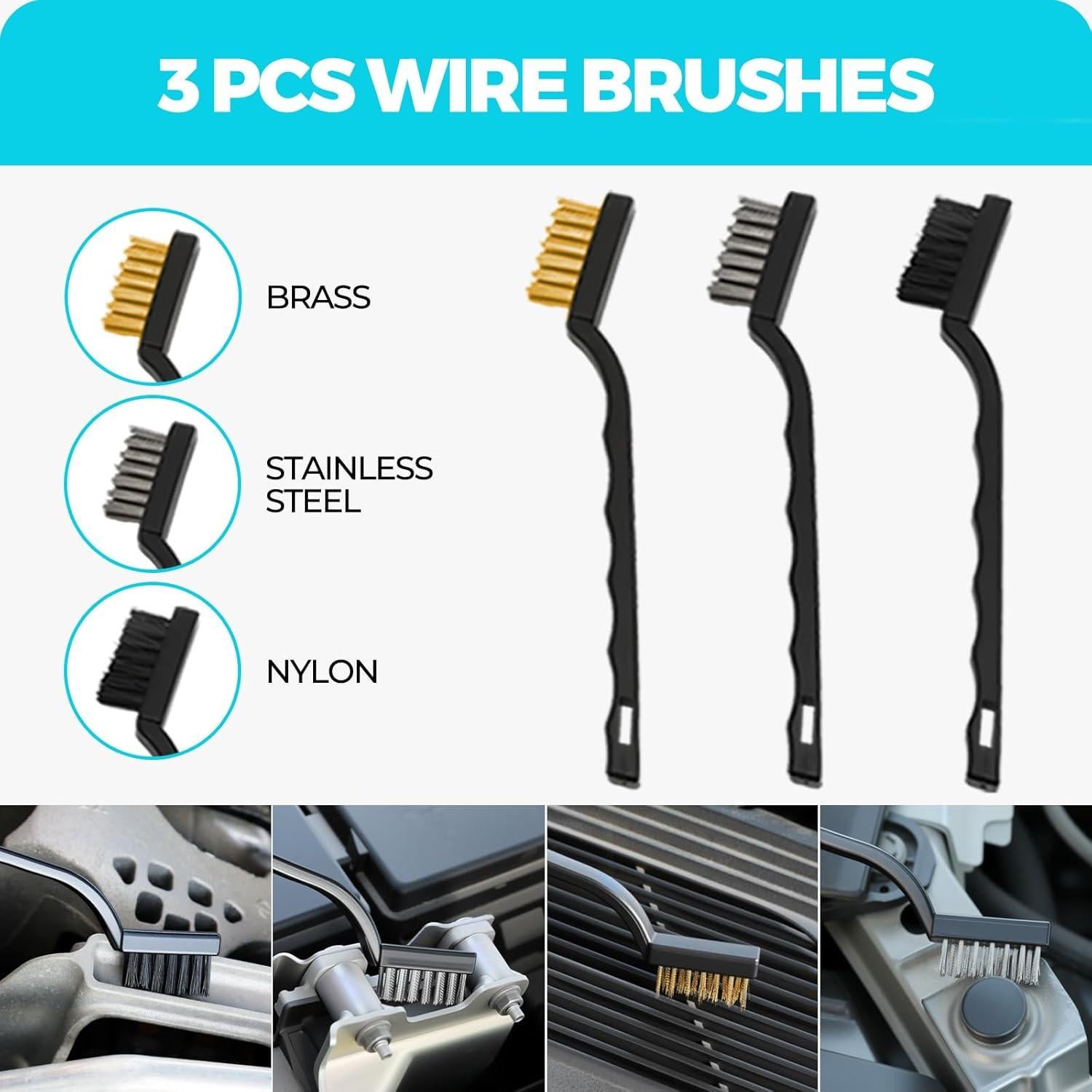 Kit de Detalle de Coche 30 Piezas ALFLOD - Limpieza Interior y Exterior