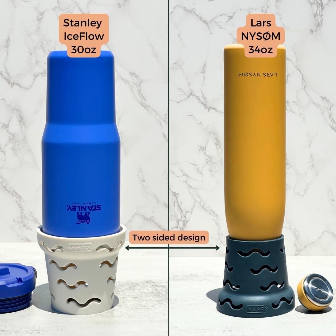 Kuppy Soporte Secado Botellas Silicona 2-Pack Gris 0.2 kg