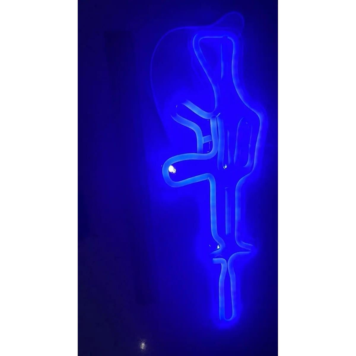 Luz de Neón LED Gun Cusgazy Azul 36.2x13.5 cm USB