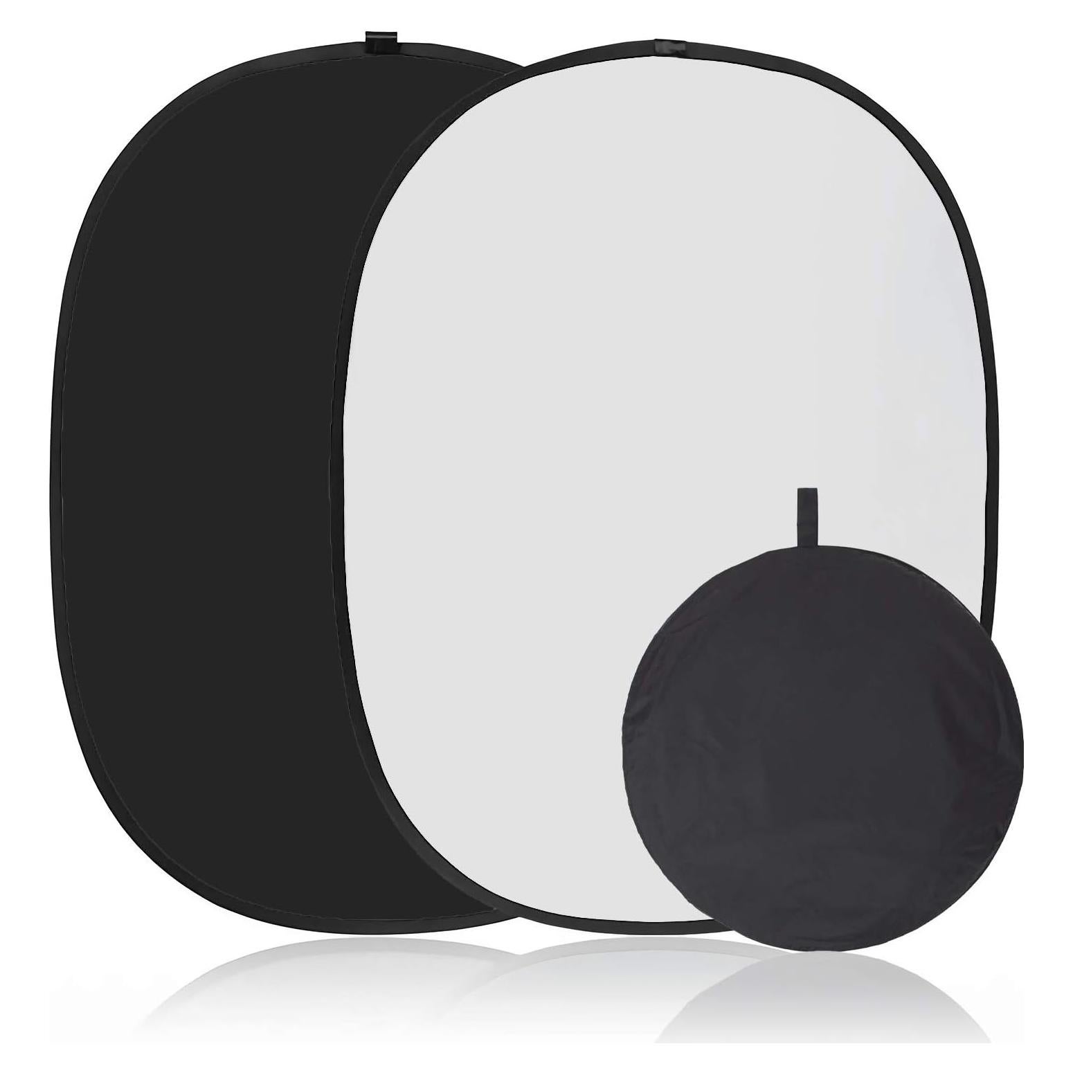 Fondo Plegable Chroma Koopro 1.52x2.13m Negro y Blanco