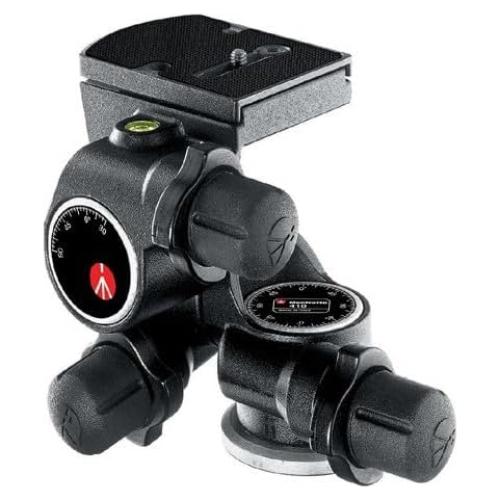 Cabezal Engranado Manfrotto 410 Junior con Liberación Rápida - Soporta 5 kg