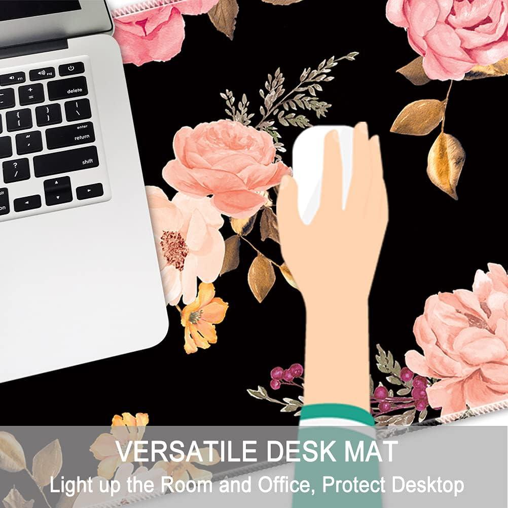 Alfombrilla de Ratón Gaming Grande Pemlari Rosa 90x40 cm Antideslizante