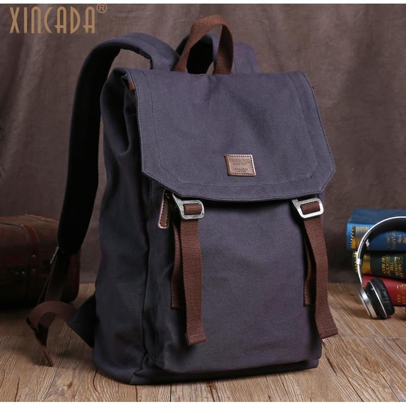 Mochila de Lona XINCADA 45x29x15cm para Laptop Unisex