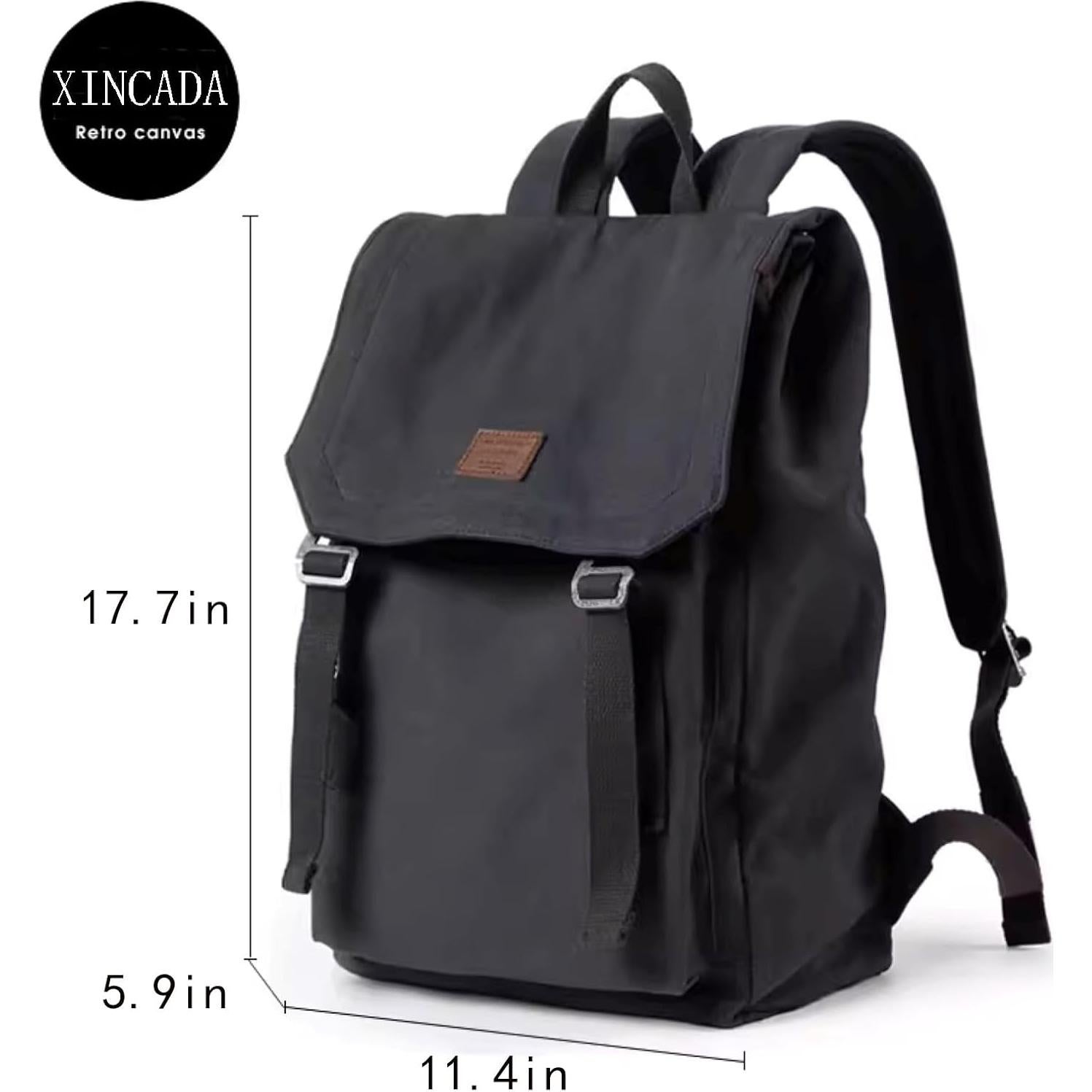 Mochila de Lona XINCADA 45x29x15cm para Laptop Unisex
