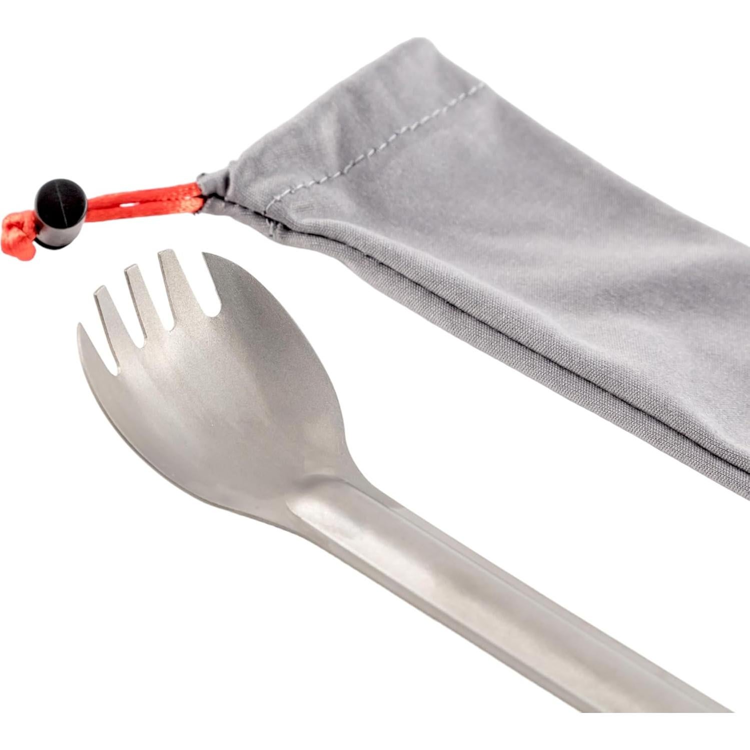 Cuchara Tenedor Titanio CORE ELEMENT CE 21.5 cm Mango Largo