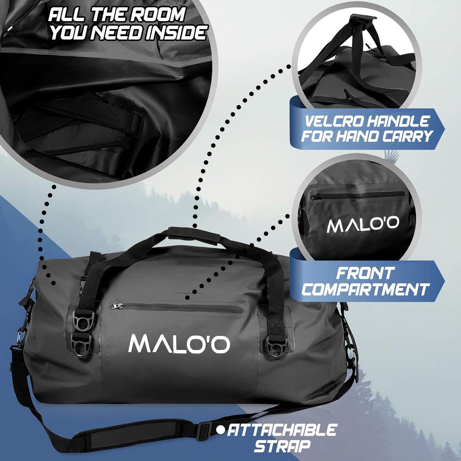 Bolsa Duffel Impermeable Malo'o 40L - Secado Rápido para Aventura