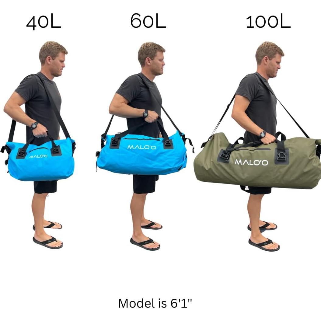 Bolsa Duffel Impermeable Malo'o 40L - Secado Rápido para Aventura