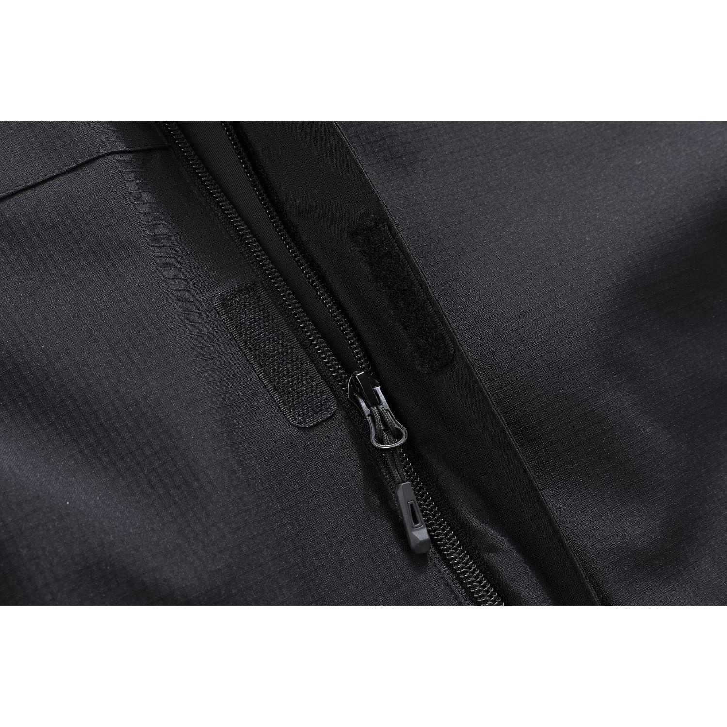 Chaqueta de Lluvia Impermeable OTU para Hombre - Negra - Ligera