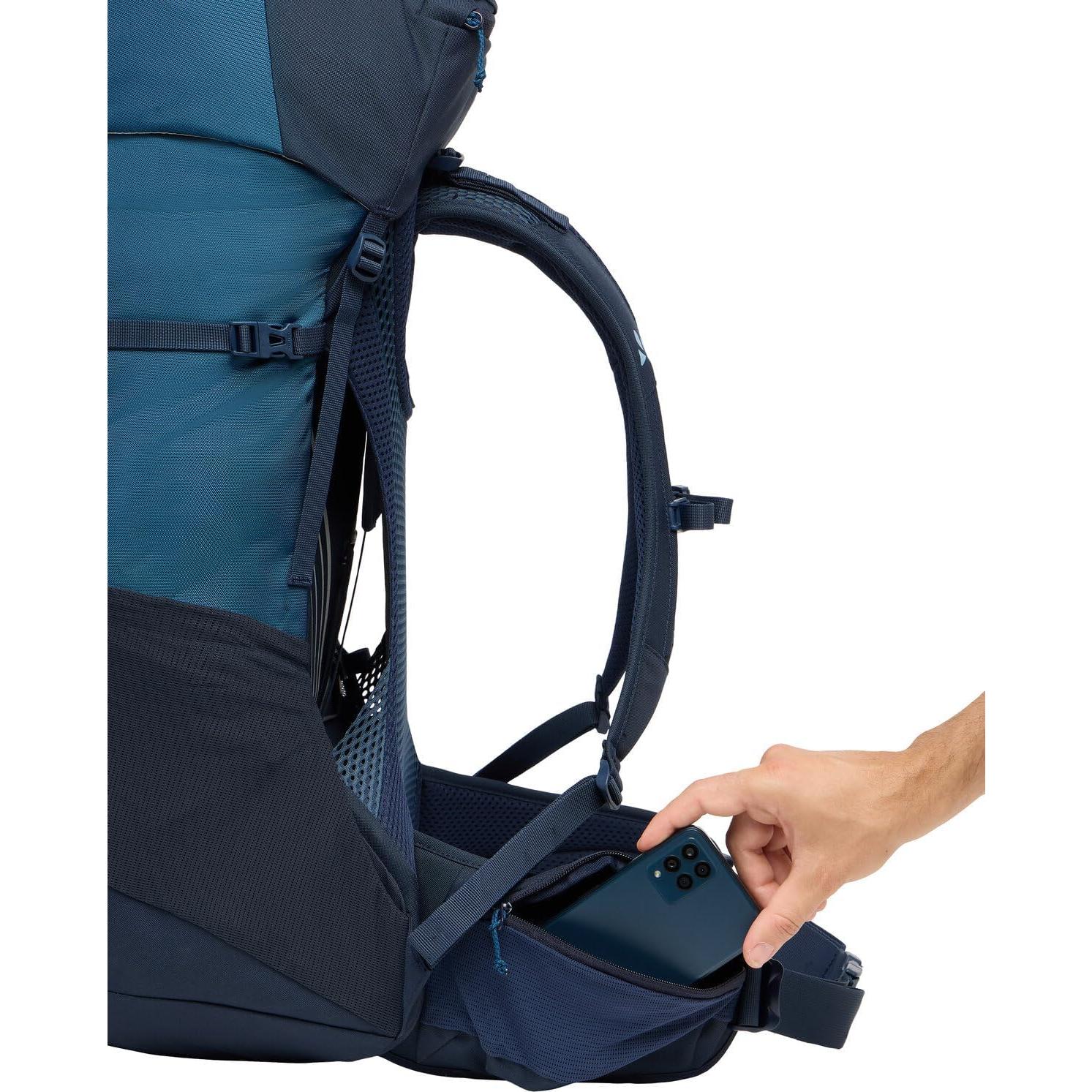 Mochila de Senderismo VAUDE Brenta 44+6 50L Unisex Mar Báltico