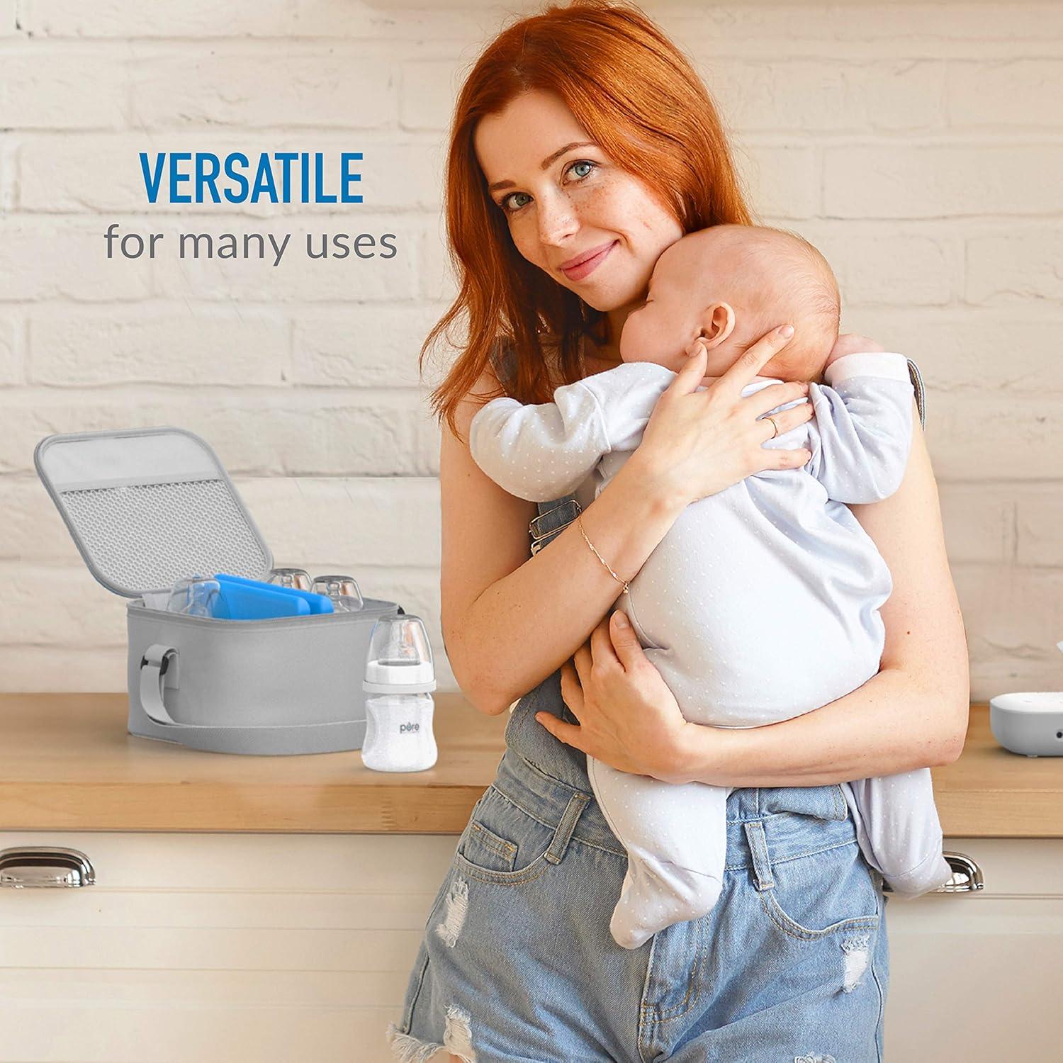 Paquete de 4 Paquetes de Hielo Ultra Delgados Bentgo Azul