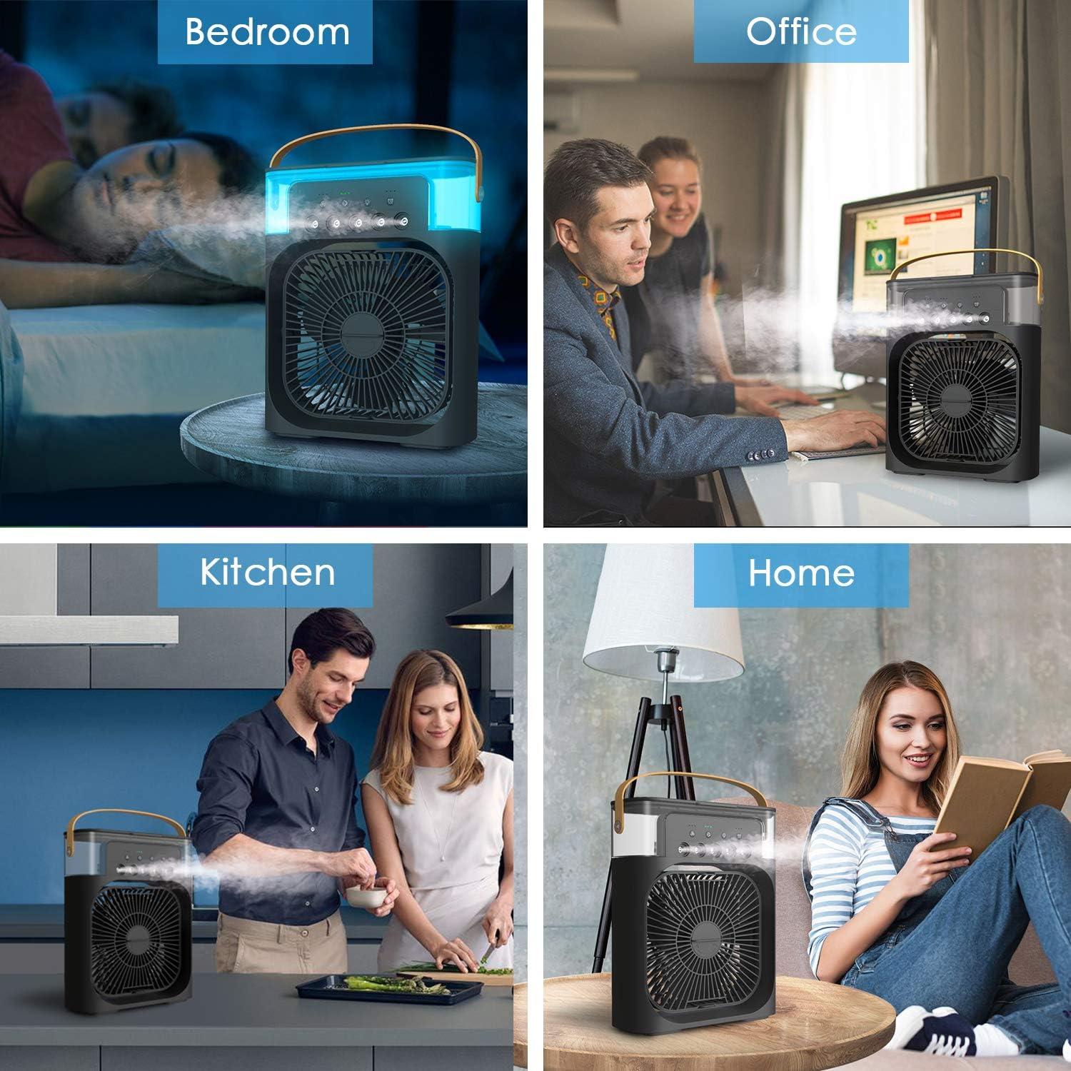 Enfriador de Aire Personal NTMY AF-001-Old 3 Velocidades 600ml