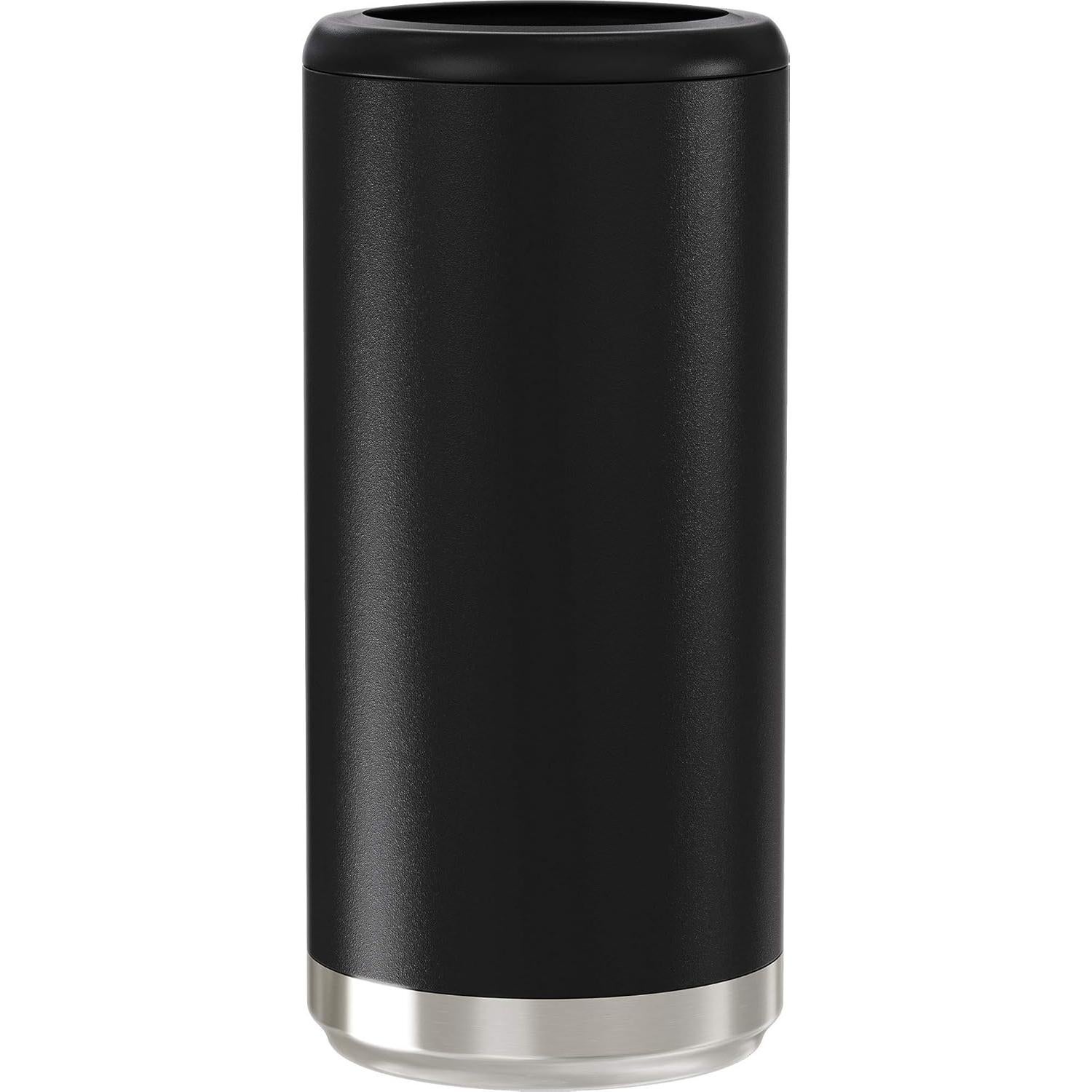 Maars Cooler de Acero Inoxidable 340ml para Latas Delgadas - Negro Mate