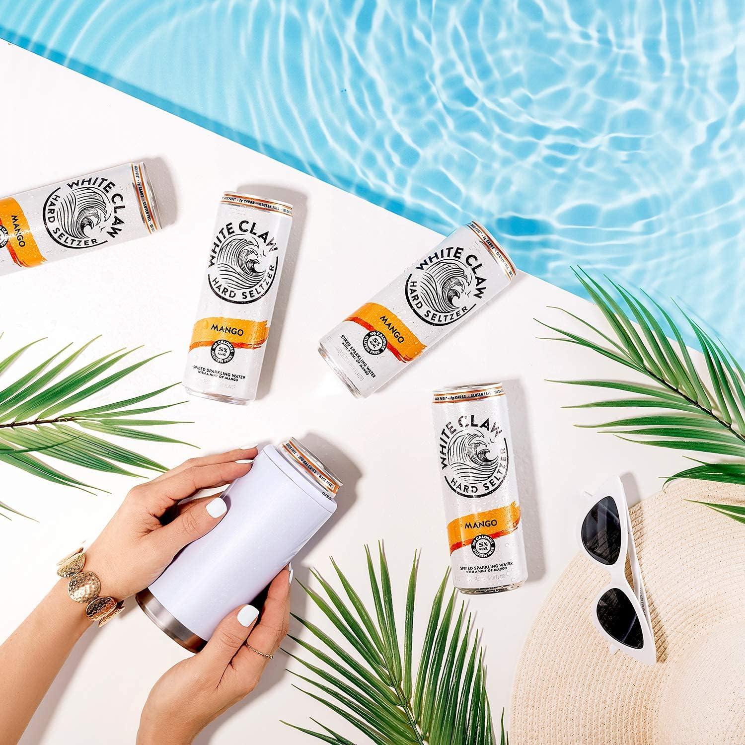 Maars Cooler de Acero Inoxidable 340ml para Latas Delgadas - Negro Mate