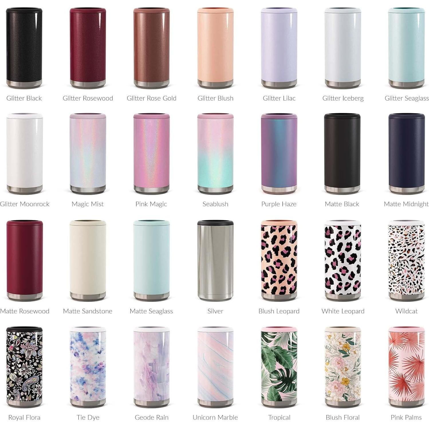 Maars Cooler de Acero Inoxidable 340ml para Latas Delgadas - Negro Mate