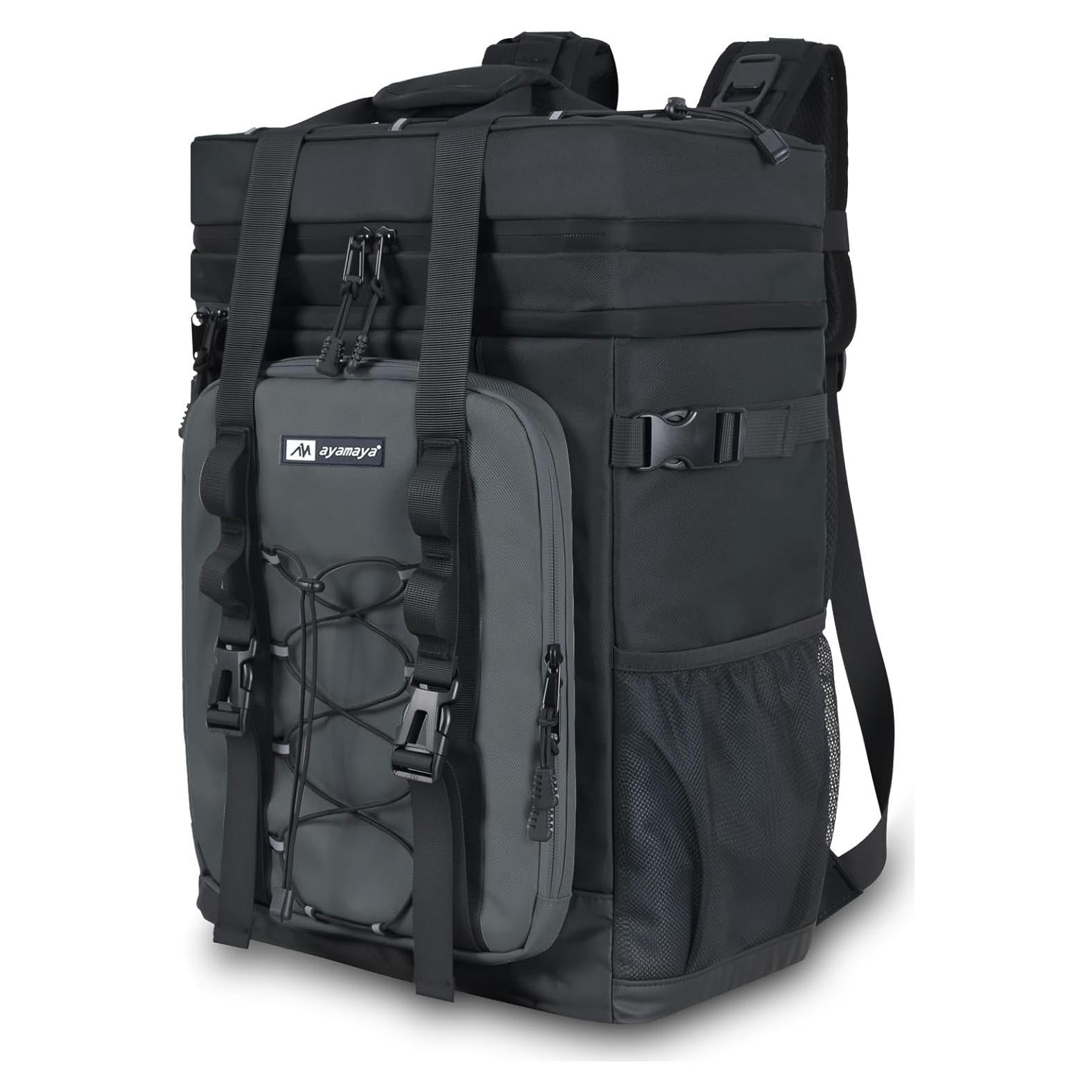Mochila Enfriadora AYAMAYA 30L Aislada Impermeable Negra