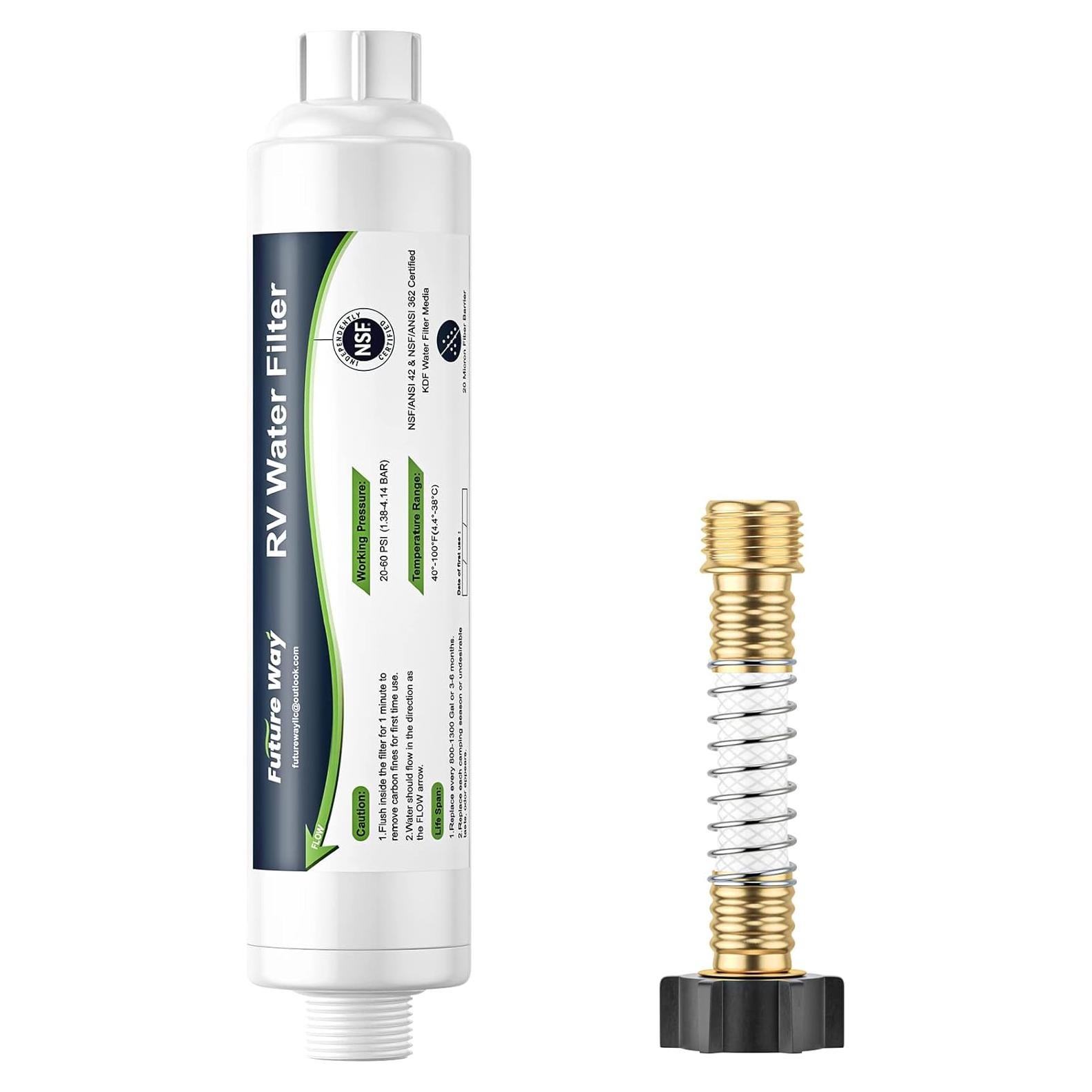 Filtro de Agua para RV Future Way con Protector Flexible 0.5kg