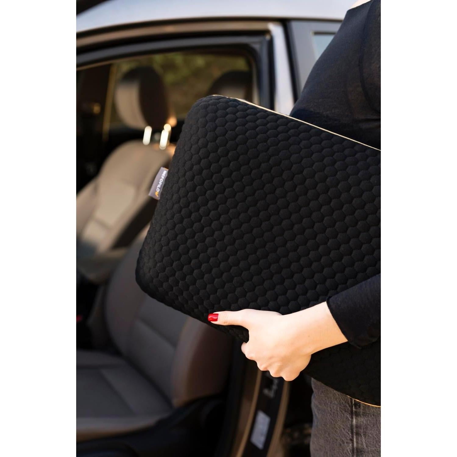 Almohada de Espuma de Memoria MEFOPILO 40x30x10 cm Viaje