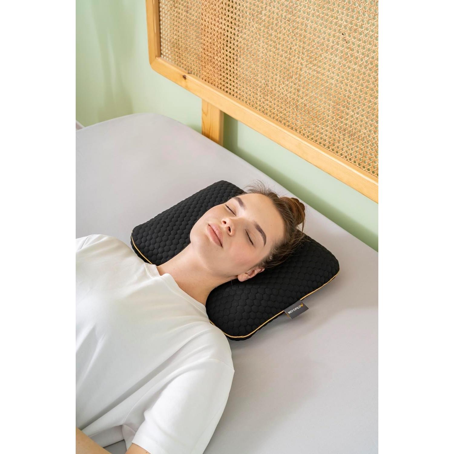 Almohada de Espuma de Memoria MEFOPILO 40x30x10 cm Viaje