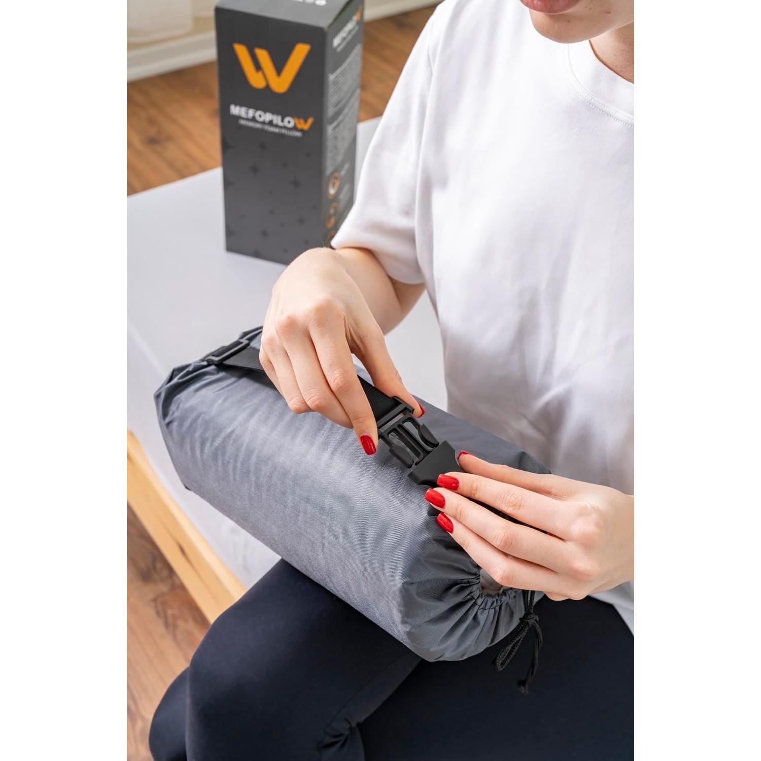 Almohada de Espuma de Memoria MEFOPILO 40x30x10 cm Viaje