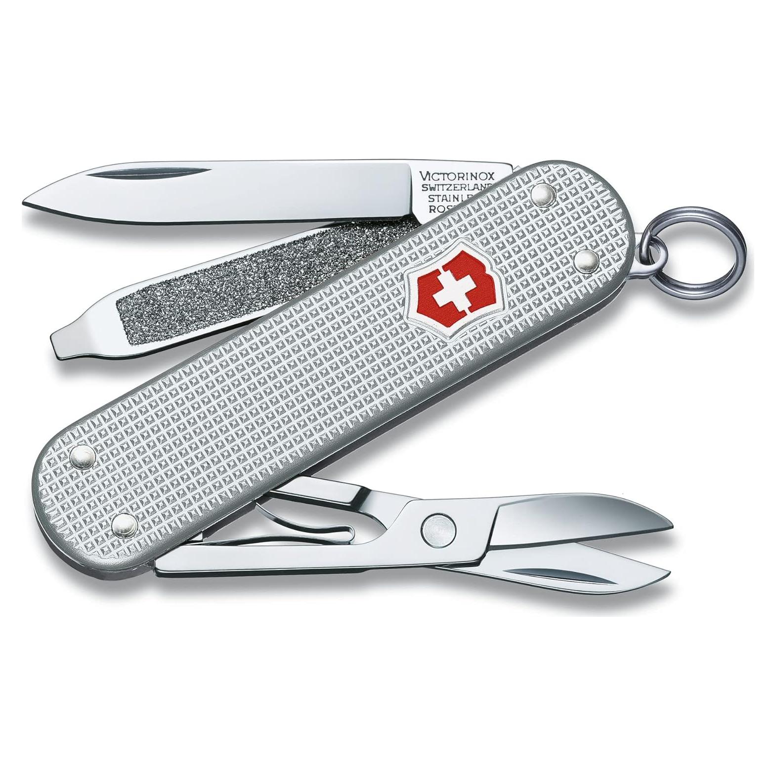 Cuchillo de bolsillo Victorinox Classic SD Alox Plateado 5 funciones