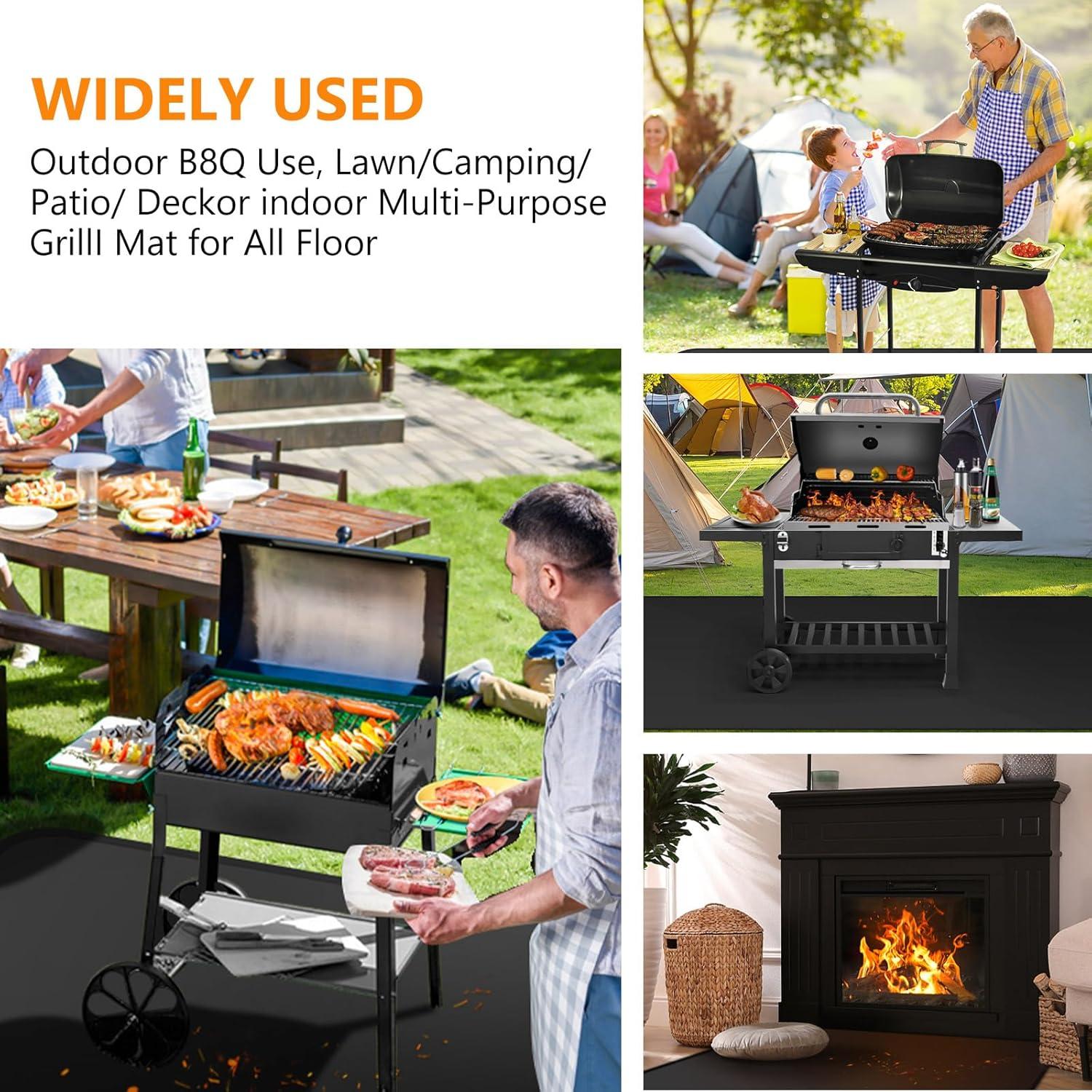 Mat de Parrilla Keeswin 101.6x177.8 cm Resistente al Calor