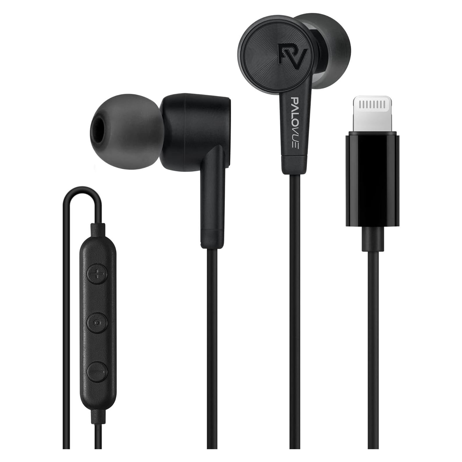 Auriculares PALOVUE SweetFlow Lightning para iPhone - Negro