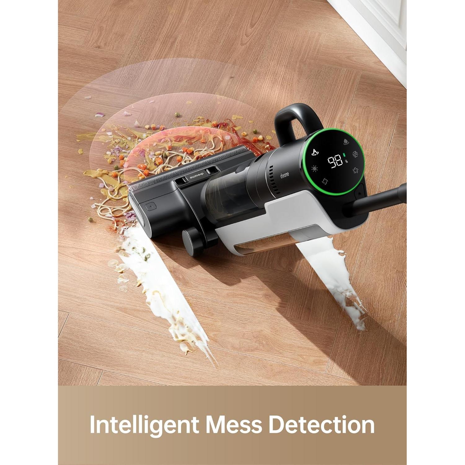 Aspiradora DREAME H12 Dual 4 en 1 Inalámbrica Negra