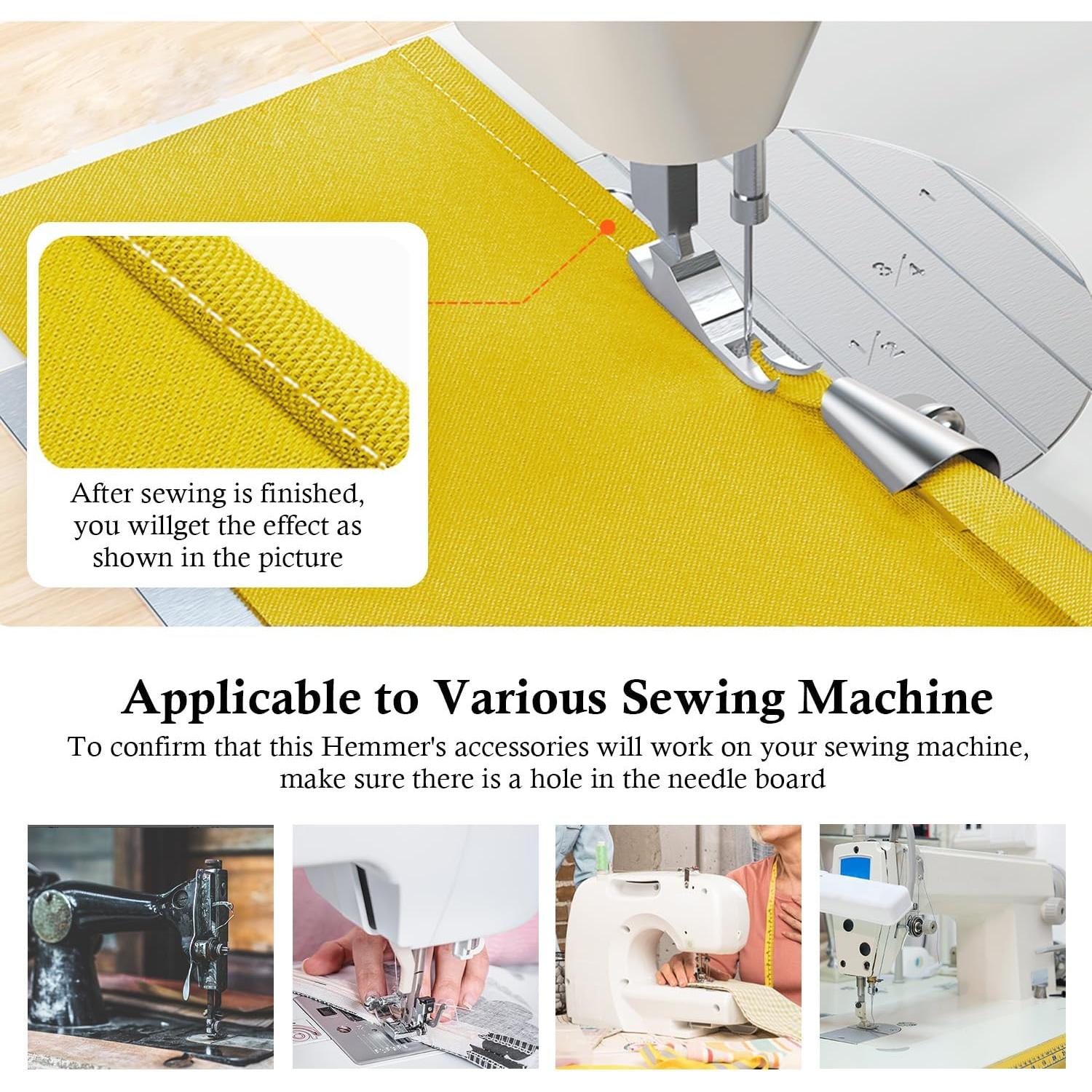 Pie de Prensatelas TIGARI para Dobladillo Enrollado 3-10mm