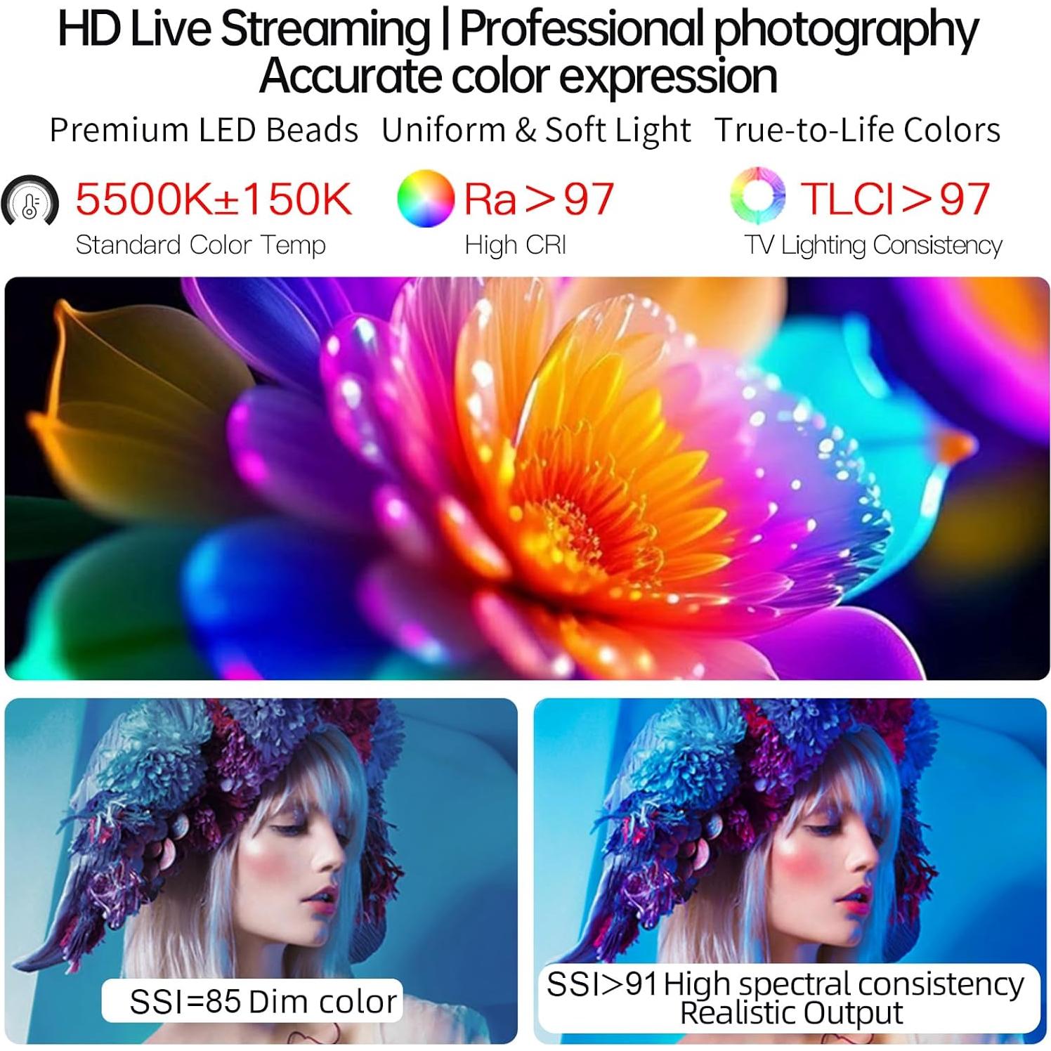 Luz de Video LED Joylight JL-160 160W 5500K Montura Bowens