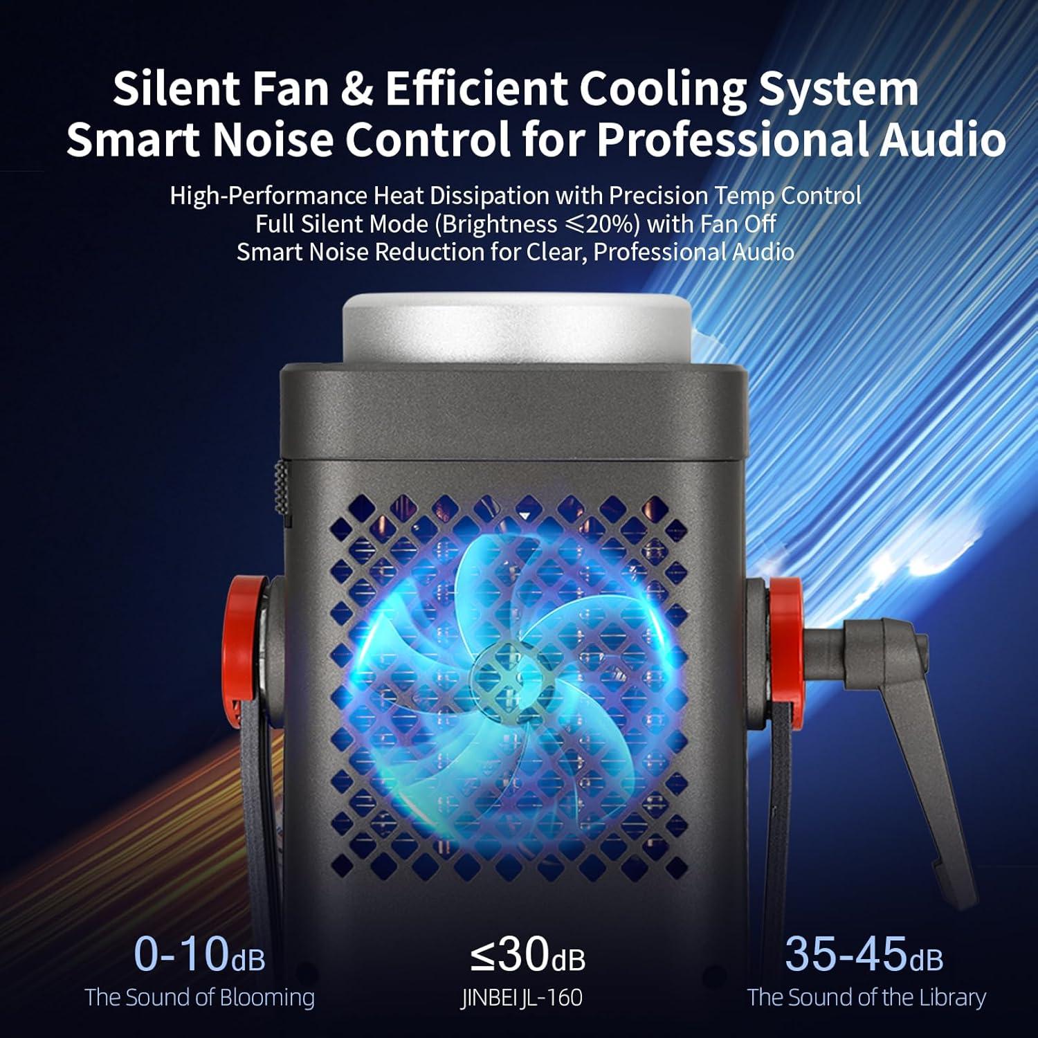 Luz de Video LED Joylight JL-160 160W 5500K Montura Bowens